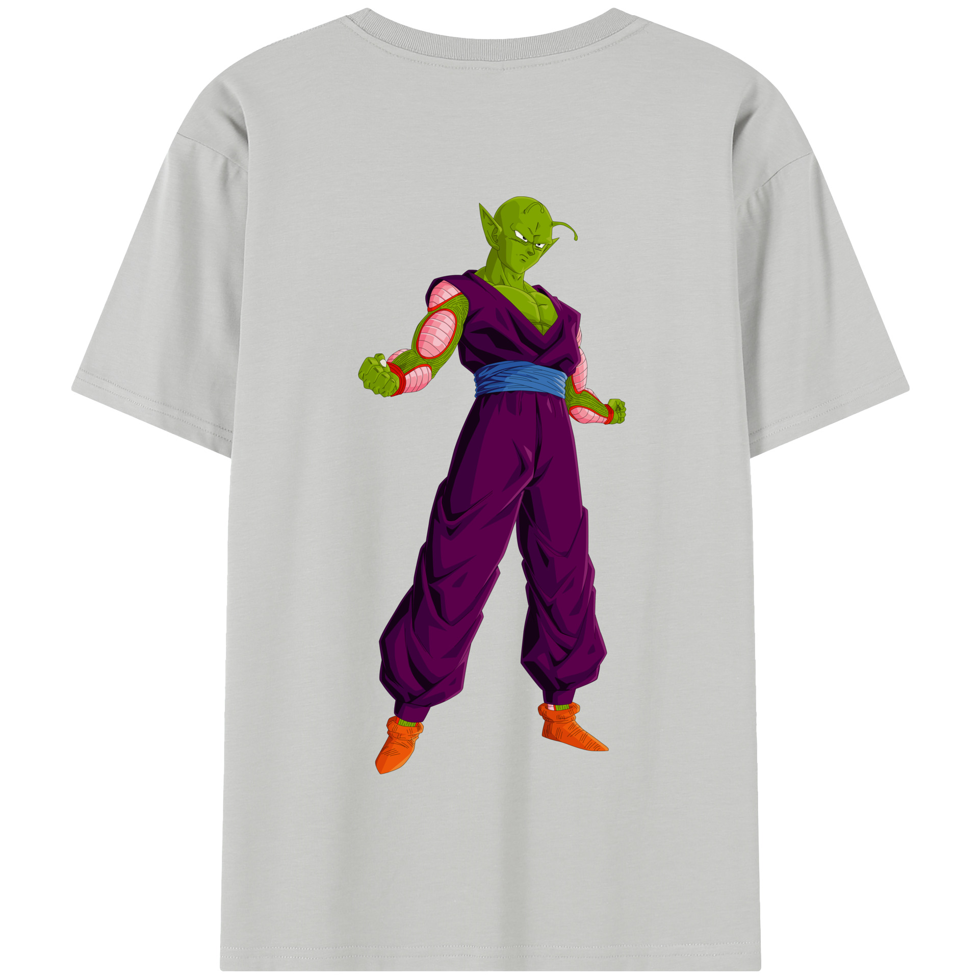 （画像用） ドラゴンボール ピッコロ DRAGON BALL Piccolo 綿100％半袖Tシャツ（背面プリント）