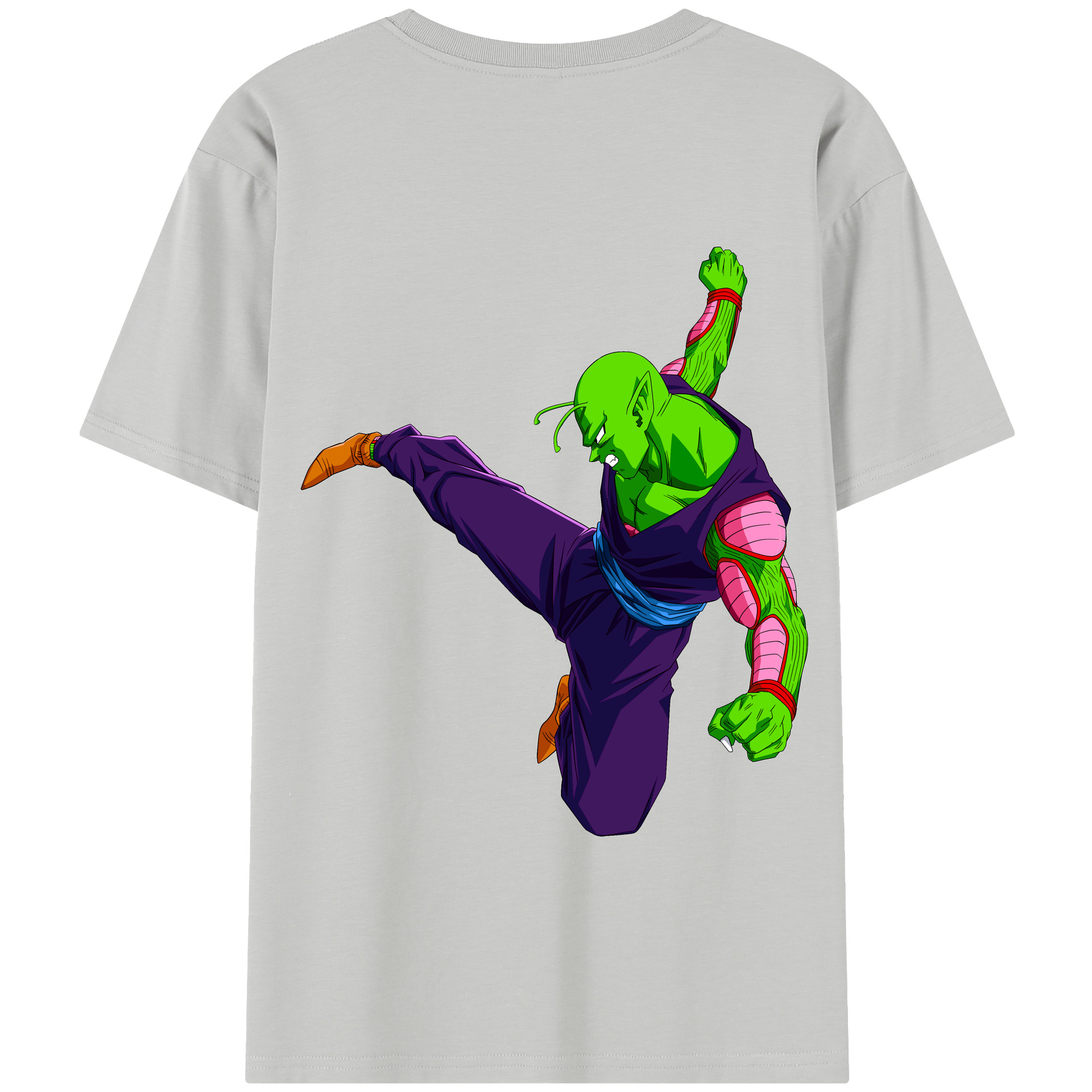 （画像用） ドラゴンボール ピッコロ DRAGON BALL Piccolo 綿100％半袖Tシャツ（背面プリント）