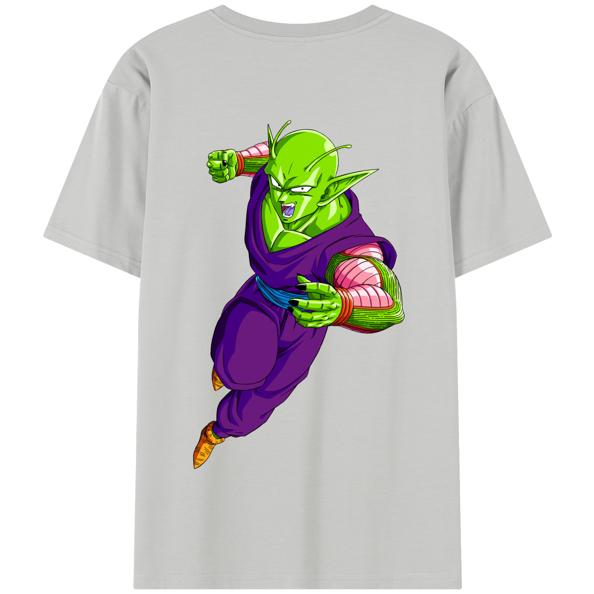 （画像用） ドラゴンボール ピッコロ DRAGON BALL Piccolo 綿100％半袖Tシャツ（背面プリント）