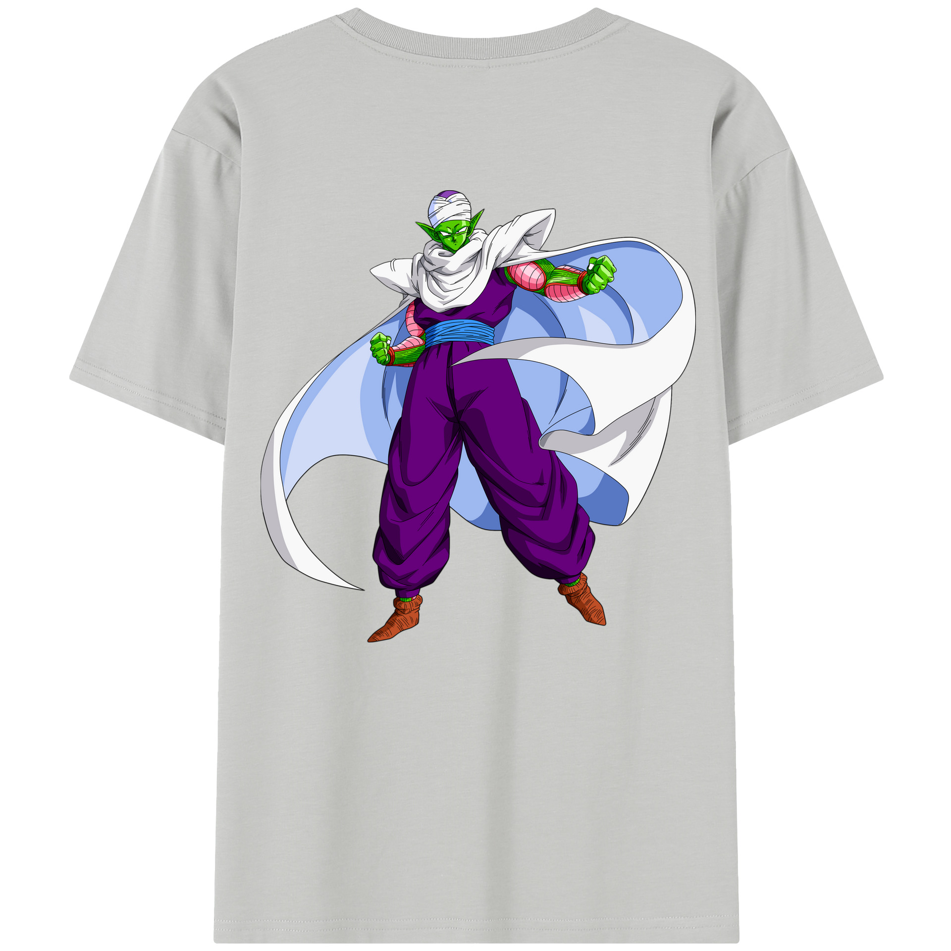 （画像用） ドラゴンボール ピッコロ DRAGON BALL Piccolo 綿100％半袖Tシャツ（背面プリント）