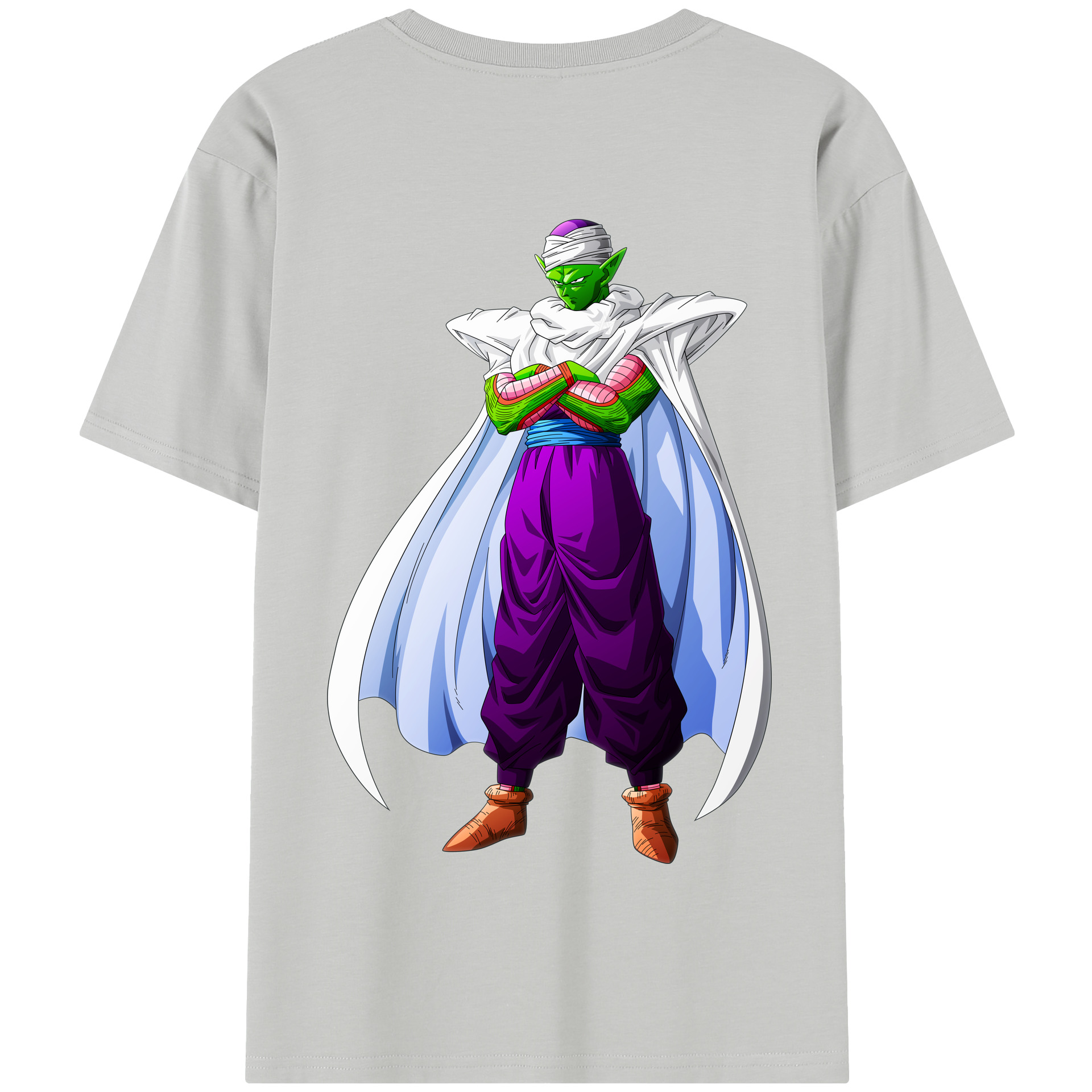 （画像用） ドラゴンボール ピッコロ DRAGON BALL Piccolo 綿100％半袖Tシャツ（背面プリント）