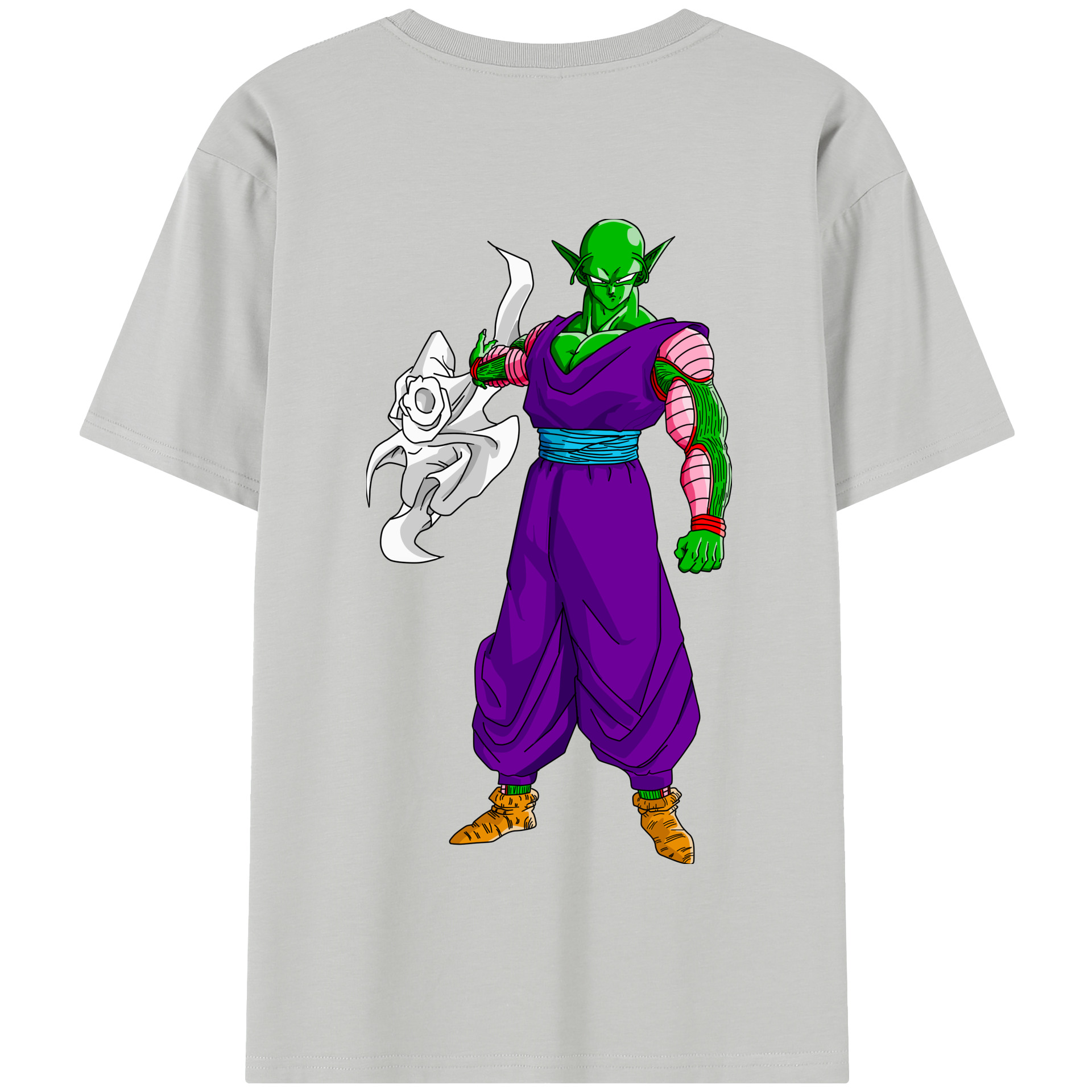 （画像用） ドラゴンボール ピッコロ DRAGON BALL Piccolo 綿100％半袖Tシャツ（背面プリント）