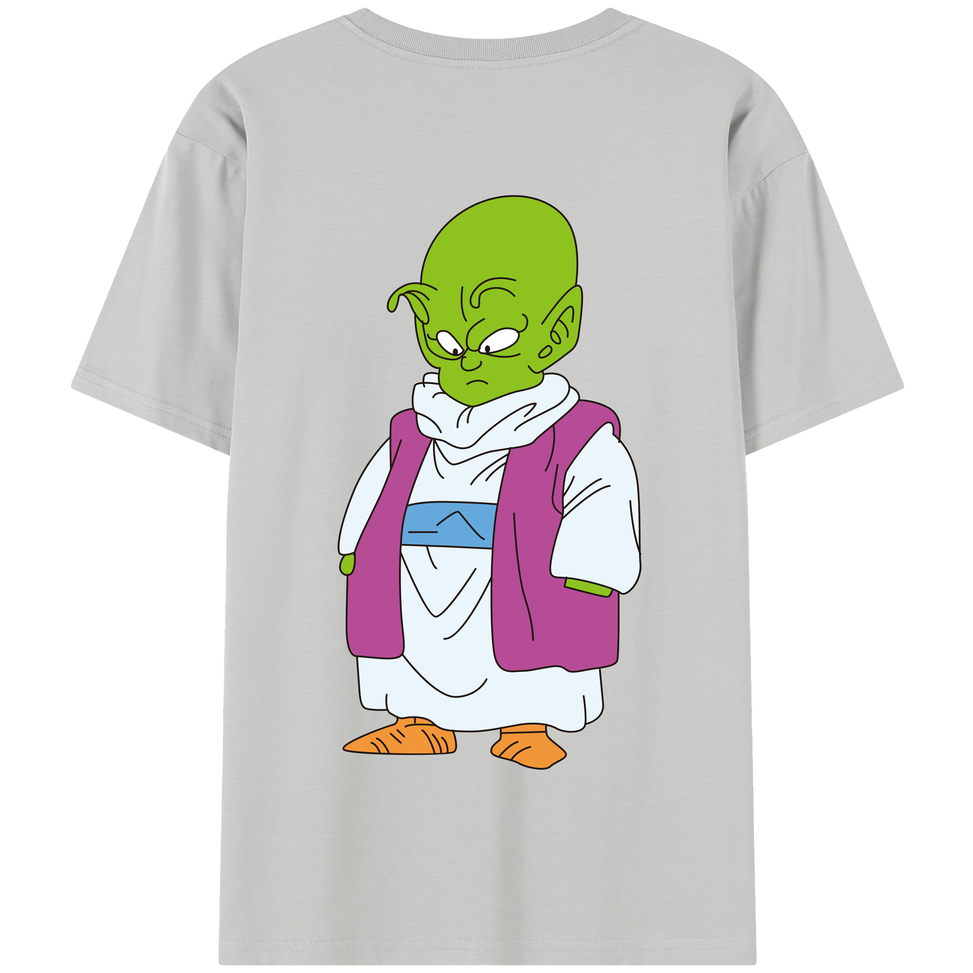 （画像用） ドラゴンボール ピッコロ DRAGON BALL Piccolo 綿100％半袖Tシャツ（背面プリント）