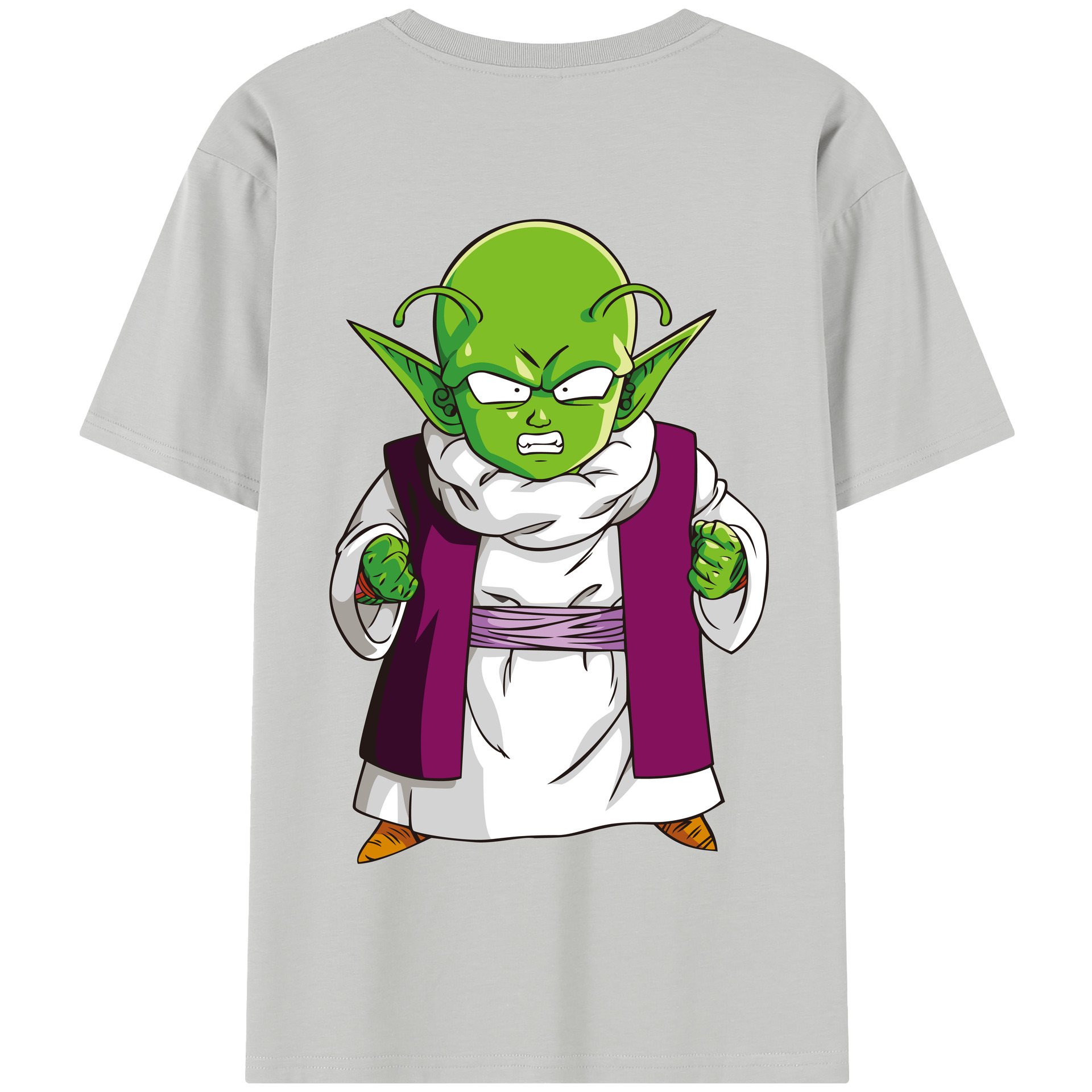 （画像用） ドラゴンボール ピッコロ DRAGON BALL Piccolo 綿100％半袖Tシャツ（背面プリント）
