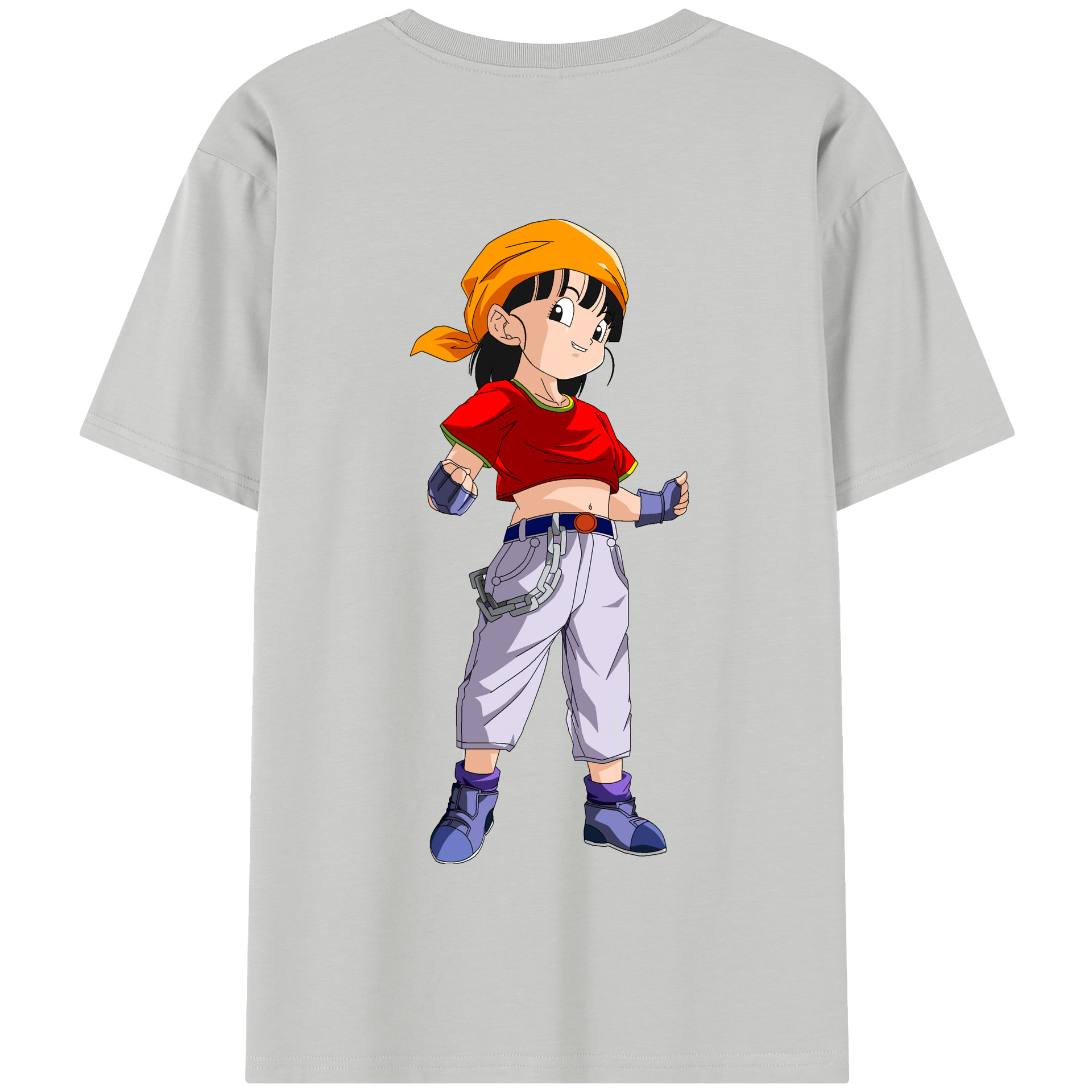（画像用） ドラゴンボール パン DRAGON BALL Pan 綿100％半袖Tシャツ（背面プリント）