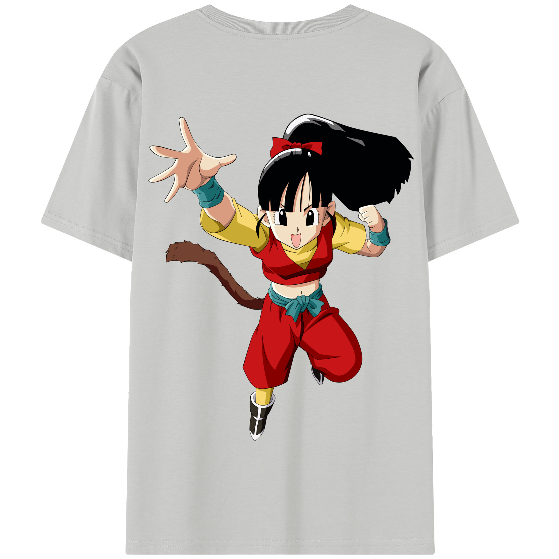 （画像用） ドラゴンボール パン DRAGON BALL Pan 綿100％半袖Tシャツ（背面プリント）