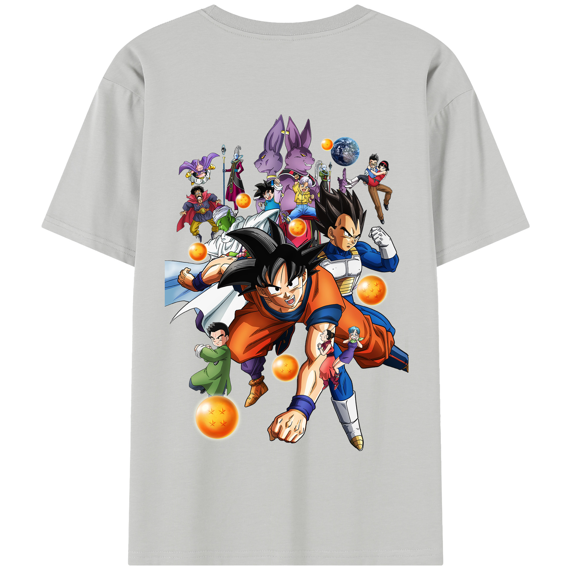 （画像用） ドラゴンボール DRAGON BALL 綿100％半袖Tシャツ（背面プリント）