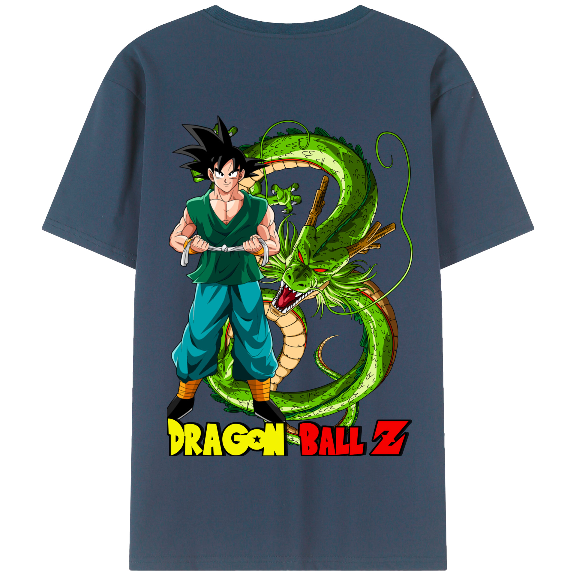 （画像用） ドラゴンボール 孫悟空（そん ごくう）Son Goku カカロット DRAGON BALL Kakarotto 綿100％半袖Tシャツ（背面プリント）