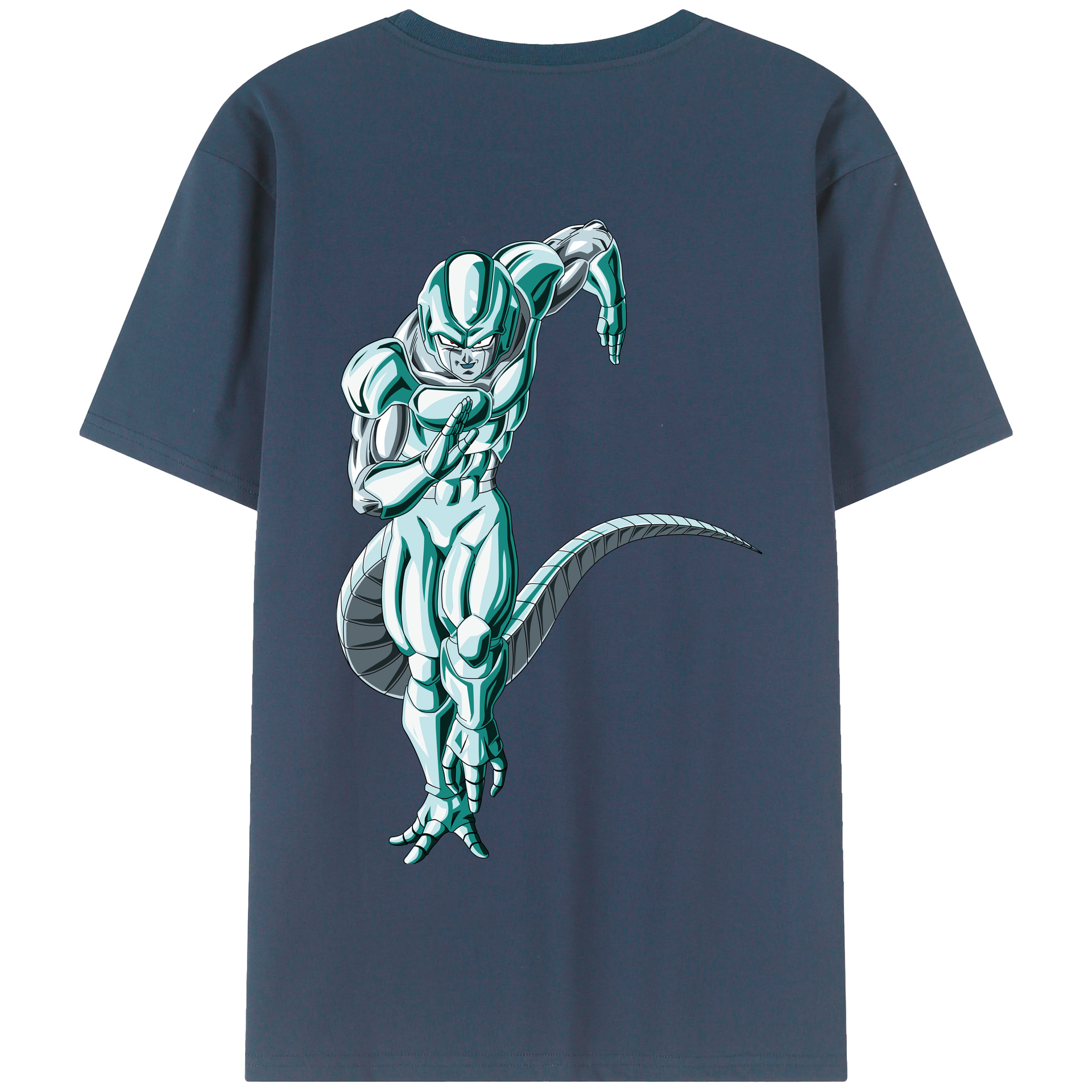 （画像用） ドラゴンボール フリーザ DRAGON BALL Frieza 綿100％半袖Tシャツ（背面プリント）