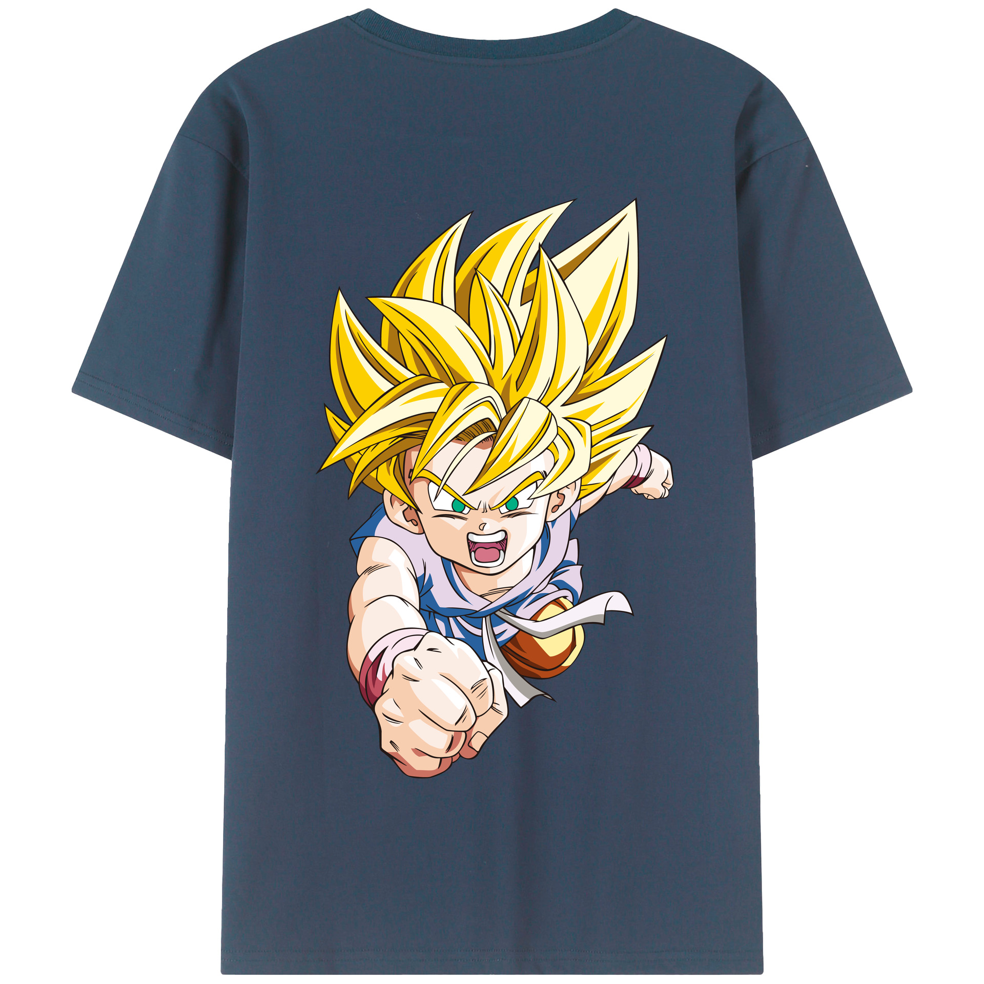 （画像用） ドラゴンボール ベジット DRAGON BALL Vegetto 綿100％半袖Tシャツ（背面プリント）