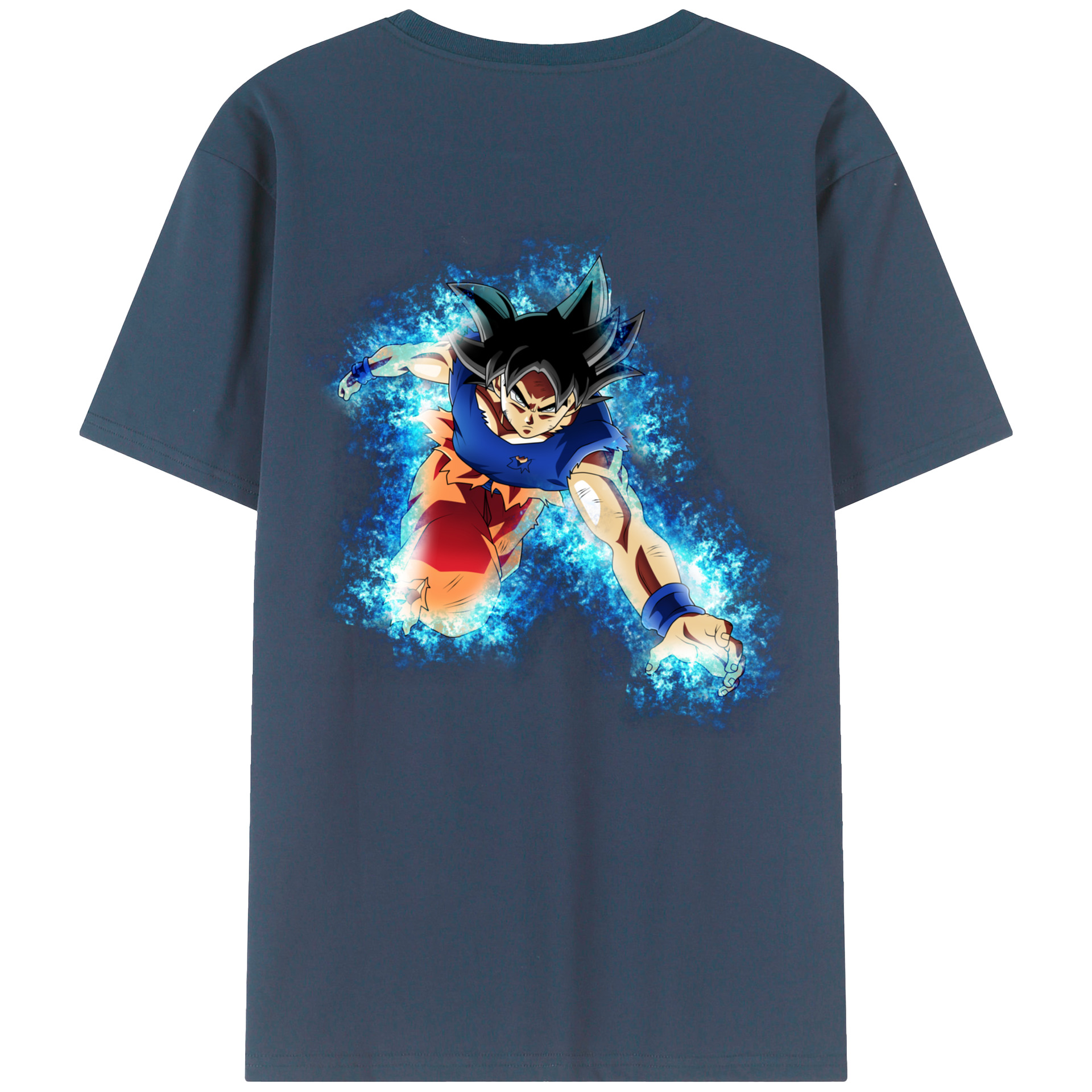 （画像用） ドラゴンボール 孫悟空（そん ごくう）Son Goku カカロット DRAGON BALL Kakarotto 綿100％半袖Tシャツ（背面プリント）