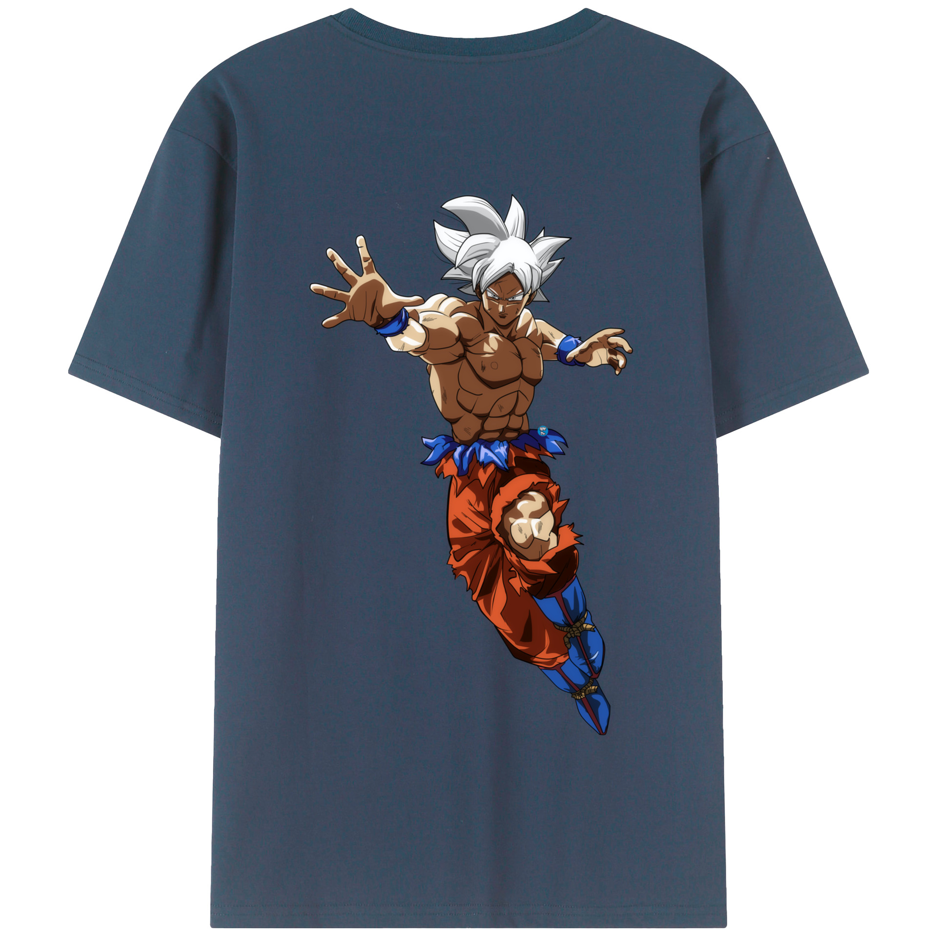 （画像用） ドラゴンボール 孫悟空（そん ごくう）Son Goku カカロット DRAGON BALL Kakarotto 綿100％半袖Tシャツ（背面プリント）