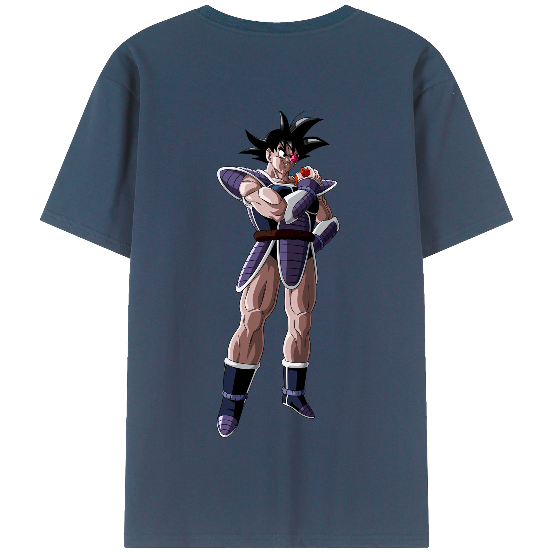 （画像用） ドラゴンボール 孫悟空（そん ごくう）Son Goku カカロット DRAGON BALL Kakarotto 綿100％半袖Tシャツ（背面プリント）