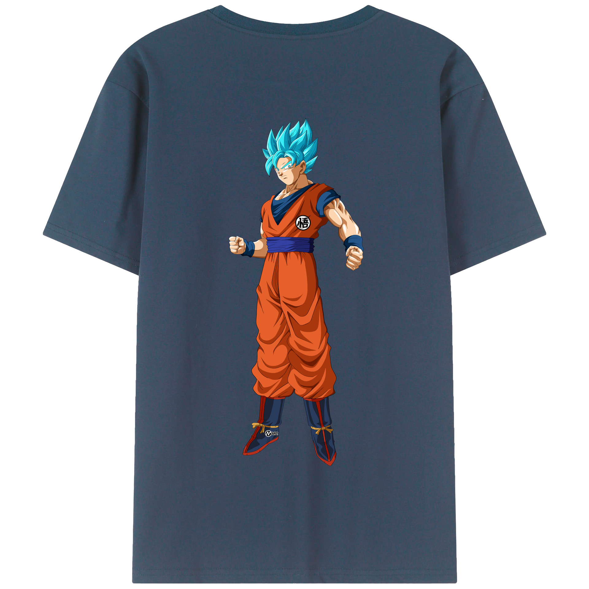 （画像用） ドラゴンボール 孫悟空（そん ごくう）Son Goku カカロット DRAGON BALL Kakarotto 綿100％半袖Tシャツ（背面プリント）