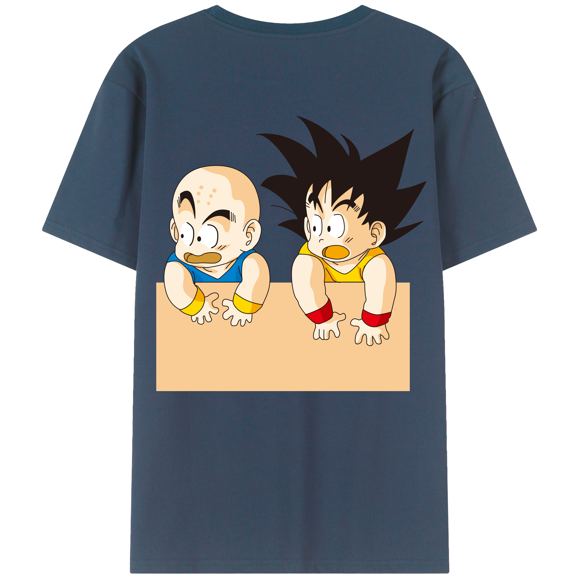 （画像用） ドラゴンボール 孫悟空（そん ごくう）Son Goku カカロット DRAGON BALL Kakarotto 綿100％半袖Tシャツ（背面プリント）