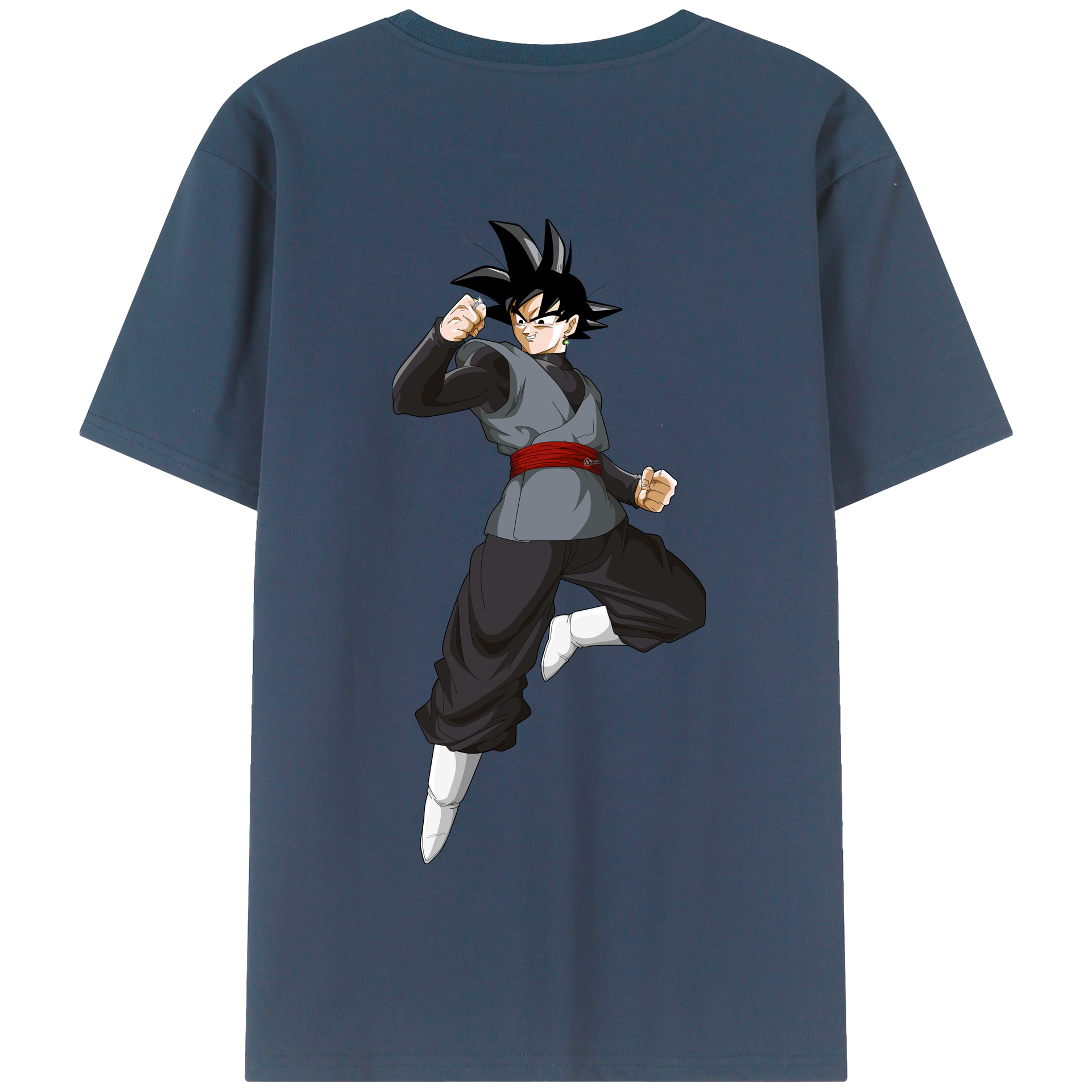 （画像用） ドラゴンボール ベジータ四世（Bejīta Yonsei）DRAGON BALL Vegeta IV 綿100％半袖Tシャツ（背面プリント）