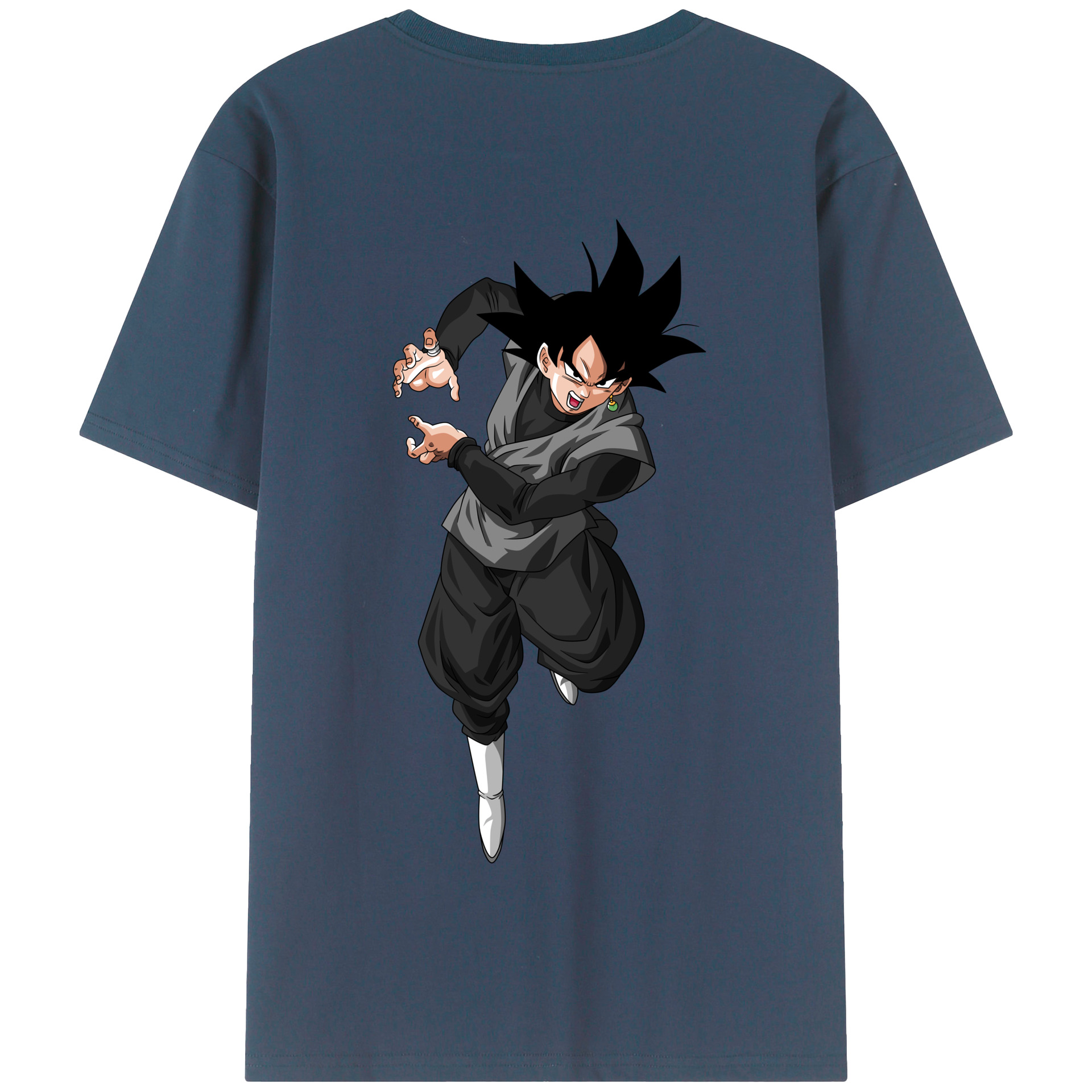 （画像用） ドラゴンボール ベジータ四世（Bejīta Yonsei）DRAGON BALL Vegeta IV 綿100％半袖Tシャツ（背面プリント）