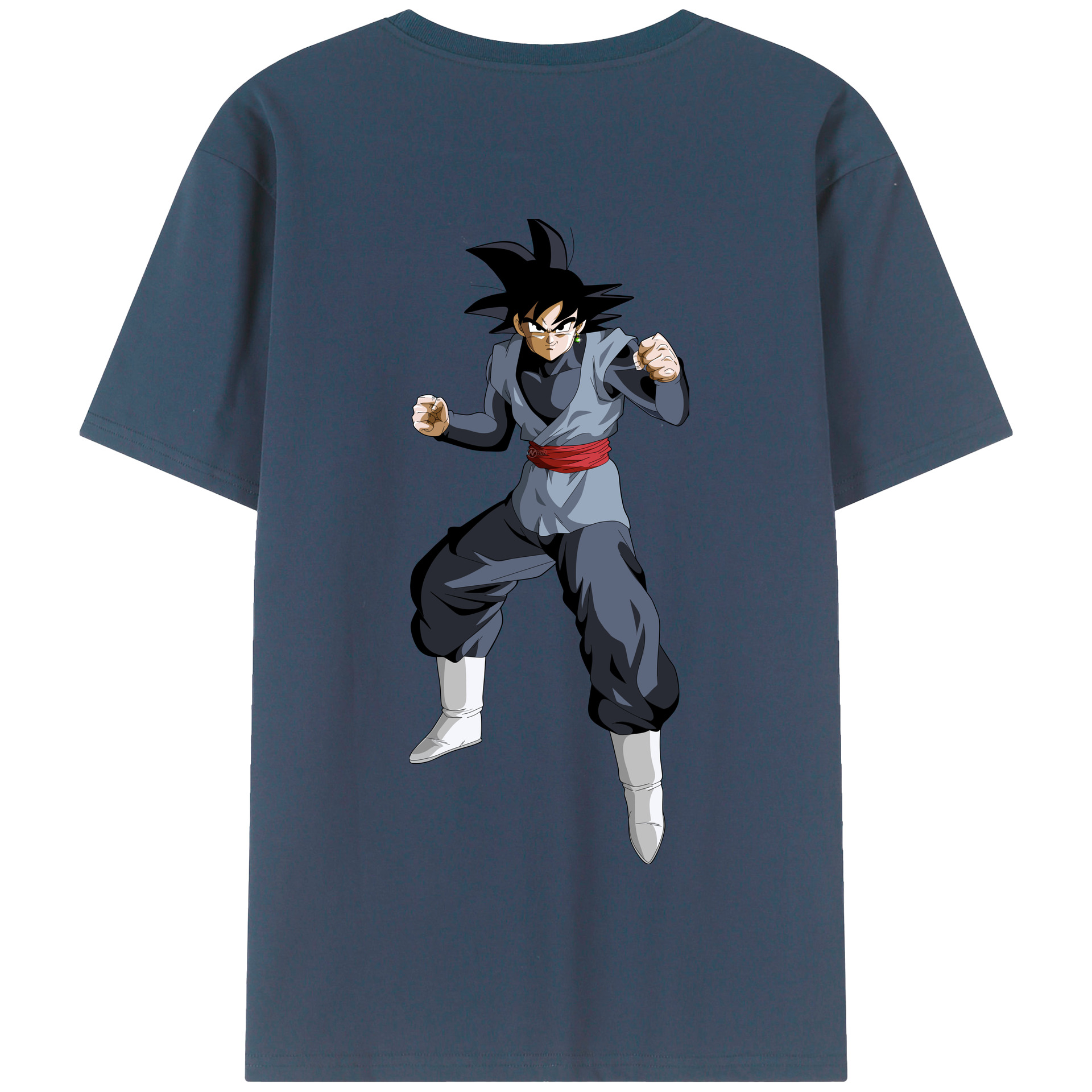 （画像用） ドラゴンボール ベジータ四世（Bejīta Yonsei）DRAGON BALL Vegeta IV 綿100％半袖Tシャツ（背面プリント）