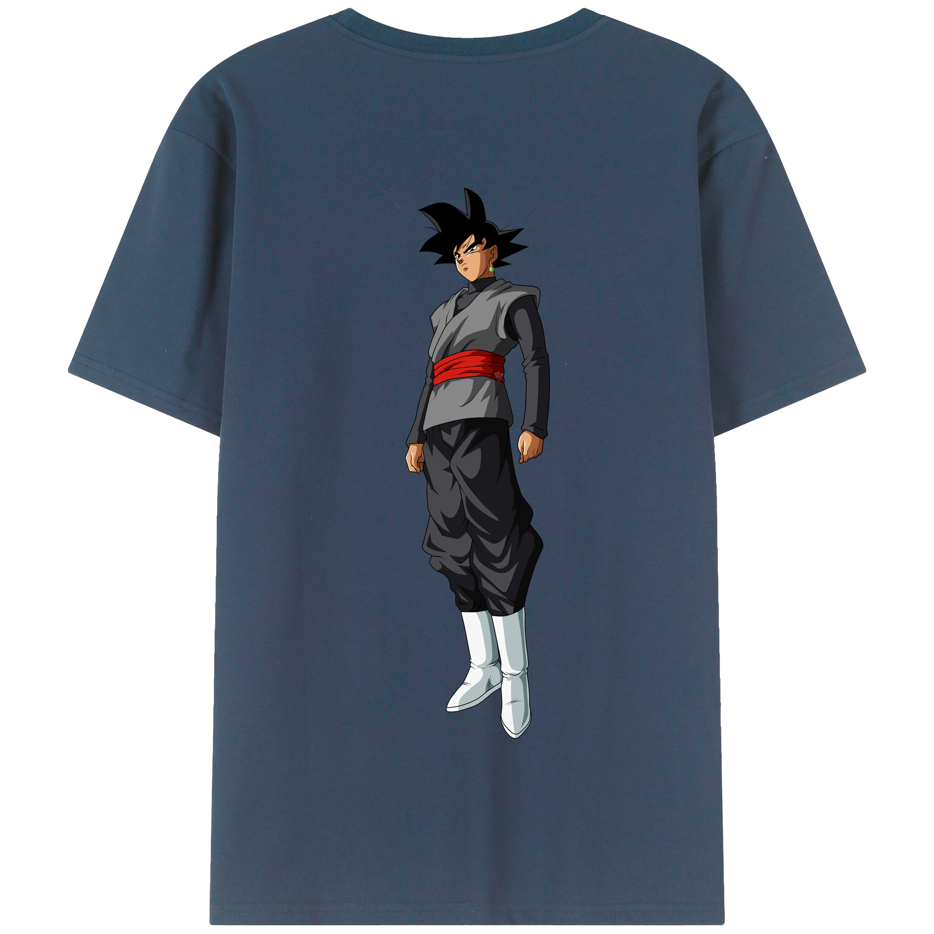 （画像用） ドラゴンボール ベジータ四世（Bejīta Yonsei）DRAGON BALL Vegeta IV 綿100％半袖Tシャツ（背面プリント）
