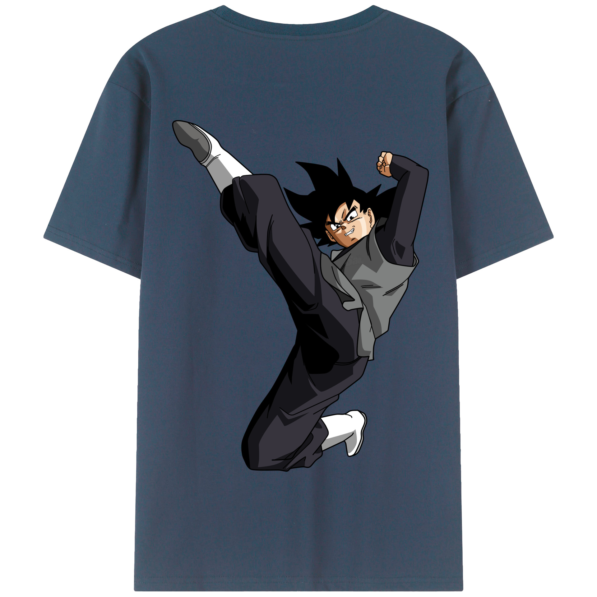 （画像用） ドラゴンボール ベジータ四世（Bejīta Yonsei）DRAGON BALL Vegeta IV 綿100％半袖Tシャツ（背面プリント）