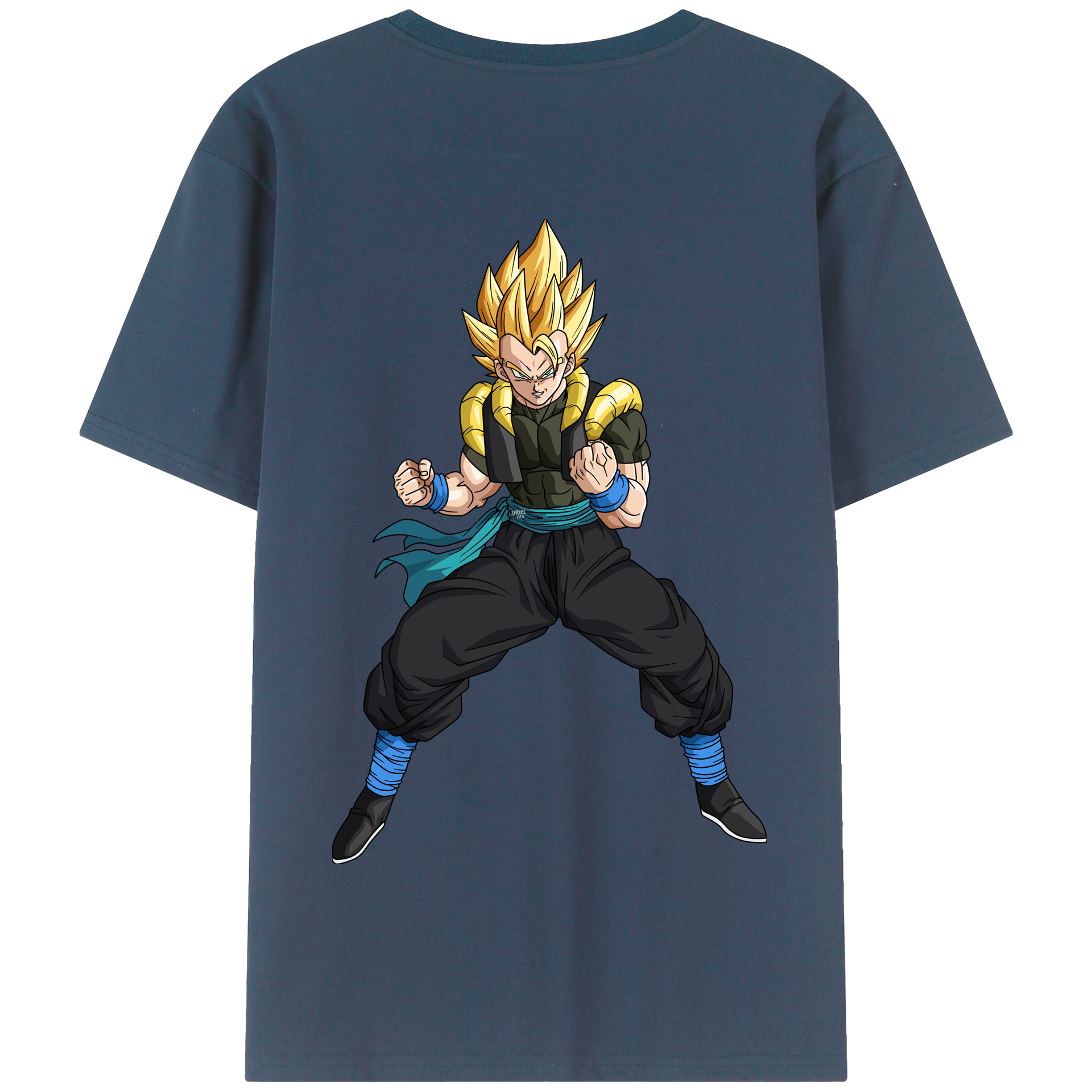 （画像用） ドラゴンボール ベジータ四世（Bejīta Yonsei）DRAGON BALL Vegeta IV 綿100％半袖Tシャツ（背面プリント）