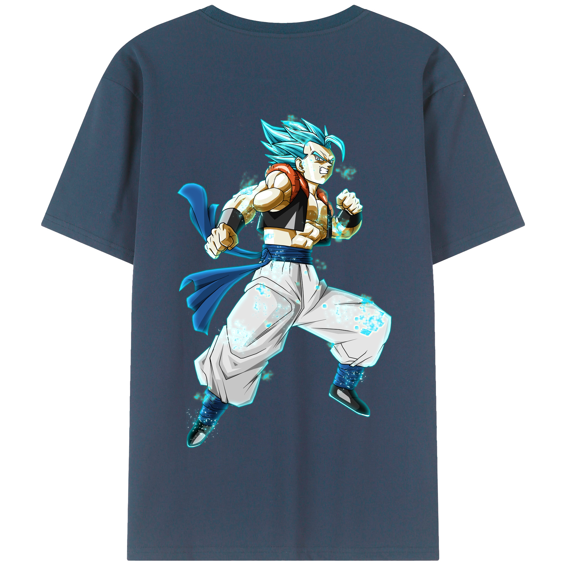 （画像用） ドラゴンボール ベジータ四世（Bejīta Yonsei）DRAGON BALL Vegeta IV 綿100％半袖Tシャツ（背面プリント）