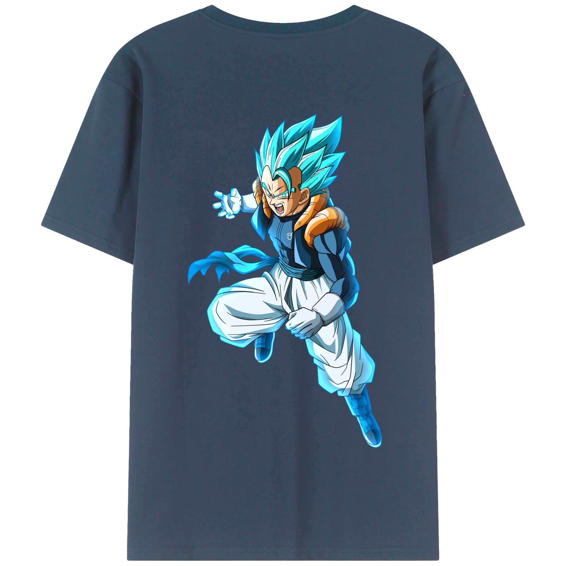 （画像用） ドラゴンボール ベジータ四世（Bejīta Yonsei）DRAGON BALL Vegeta IV 綿100％半袖Tシャツ（背面プリント）