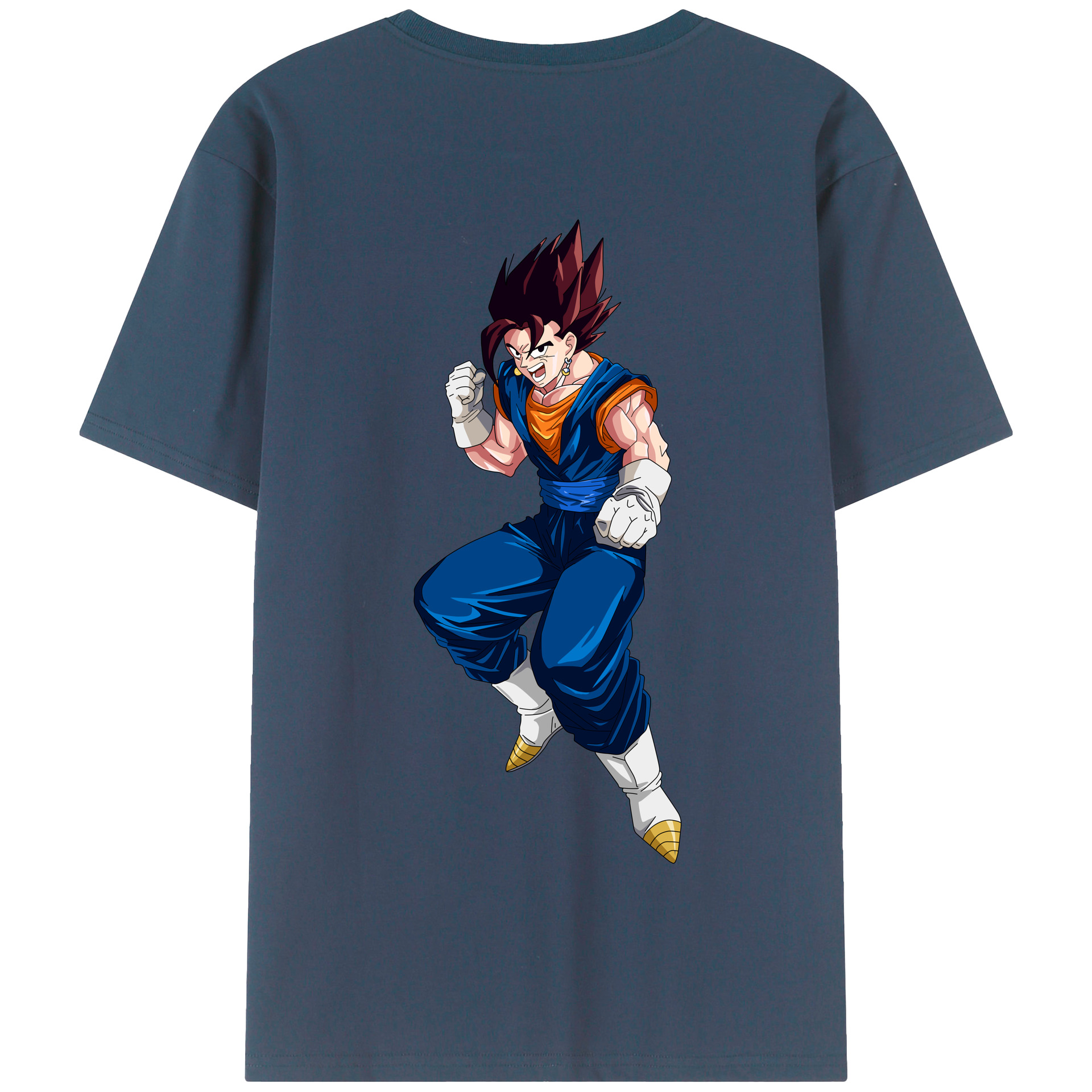 （画像用） ドラゴンボール 孫 悟飯（そんごはん）DRAGON BALL Son Gohan 綿100％半袖Tシャツ（背面プリント）
