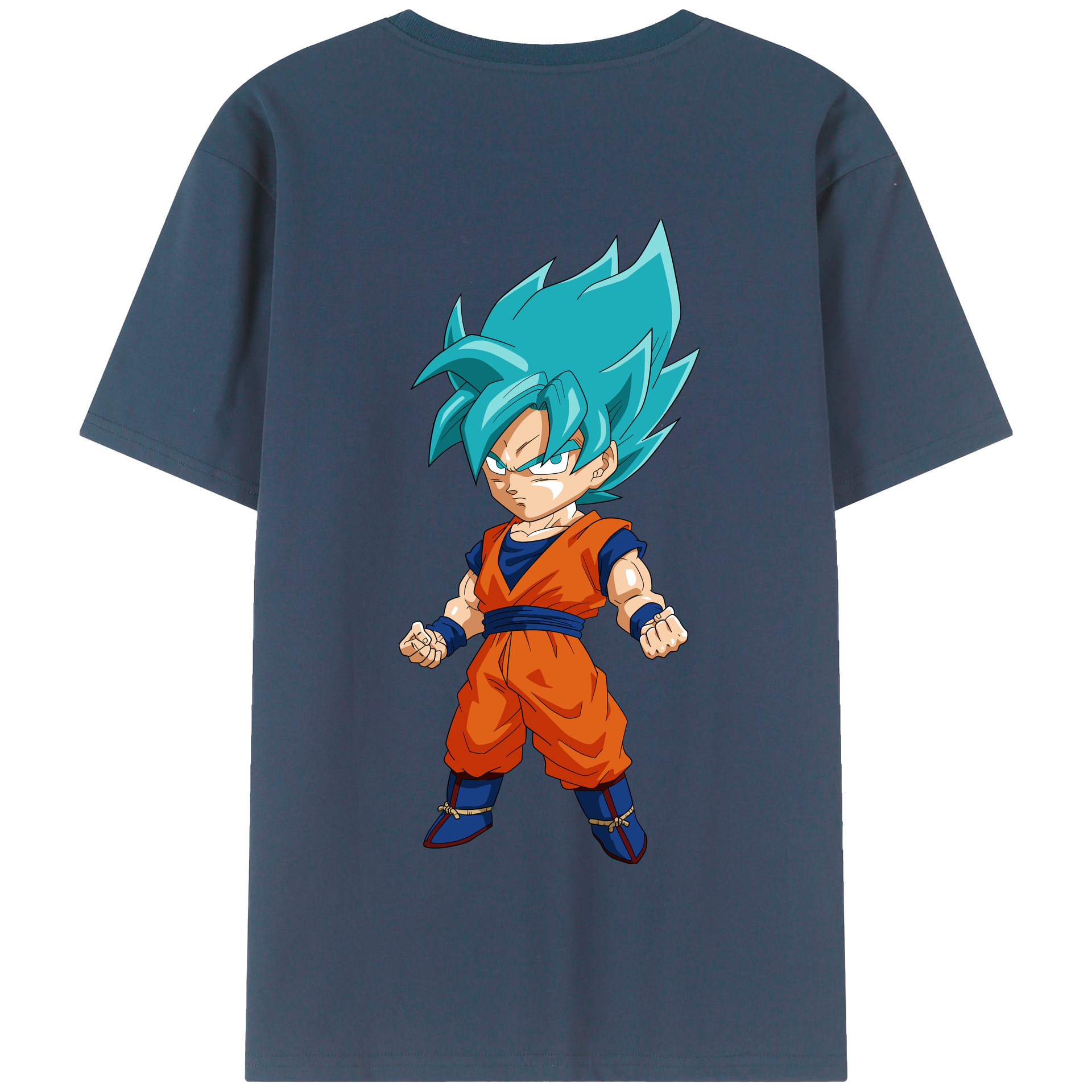 （画像用） ドラゴンボール 孫 悟飯（そんごはん）DRAGON BALL Son Gohan 綿100％半袖Tシャツ（背面プリント）