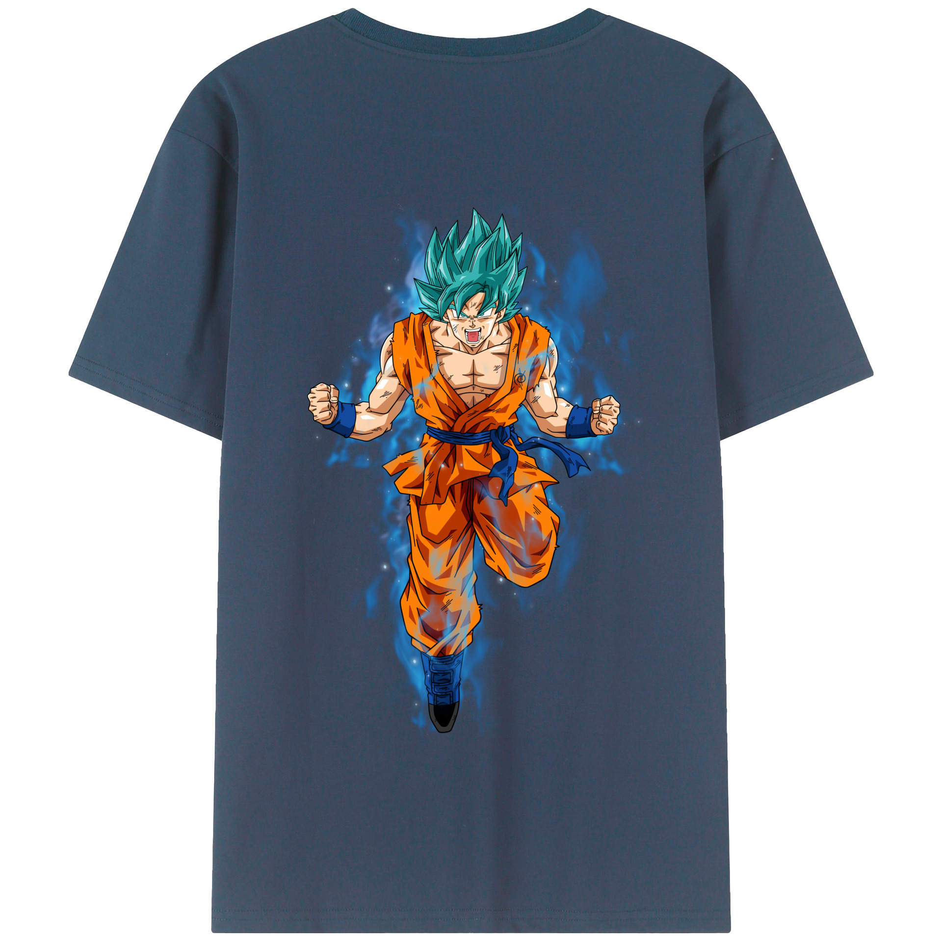 （画像用） ドラゴンボール 孫 悟飯（そんごはん）DRAGON BALL Son Gohan 綿100％半袖Tシャツ（背面プリント）