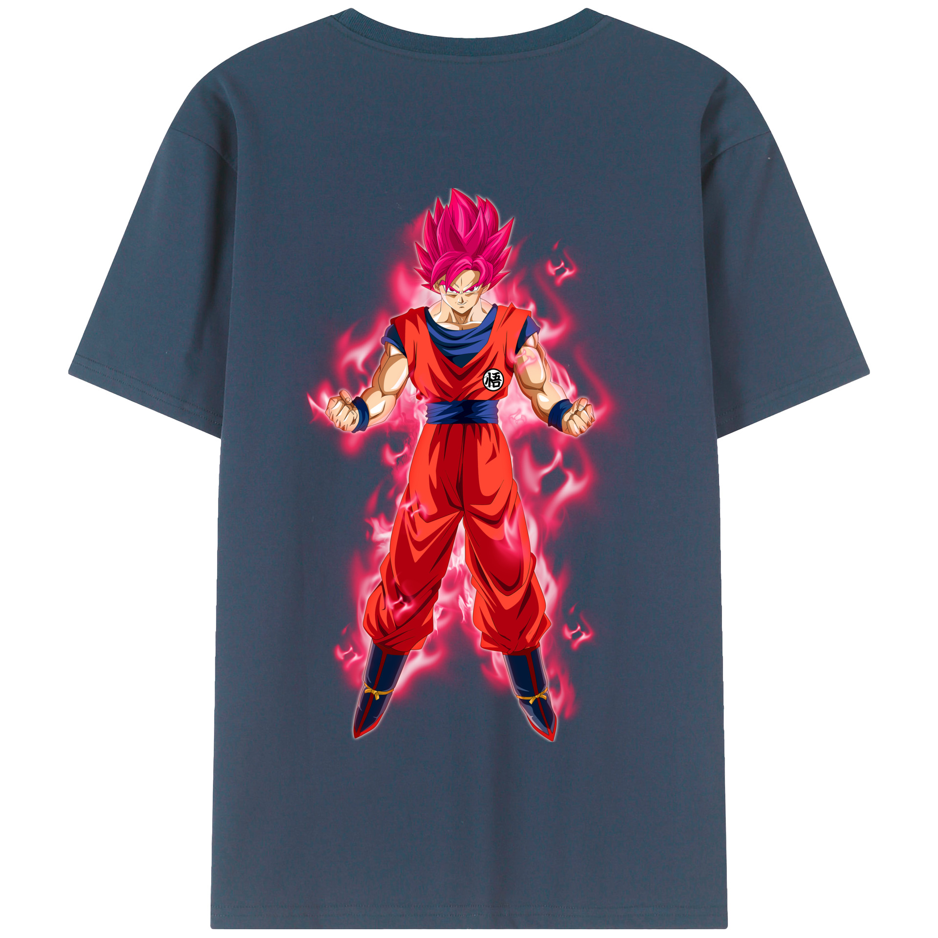 （画像用） ドラゴンボール 孫 悟飯（そんごはん）DRAGON BALL Son Gohan 綿100％半袖Tシャツ（背面プリント）