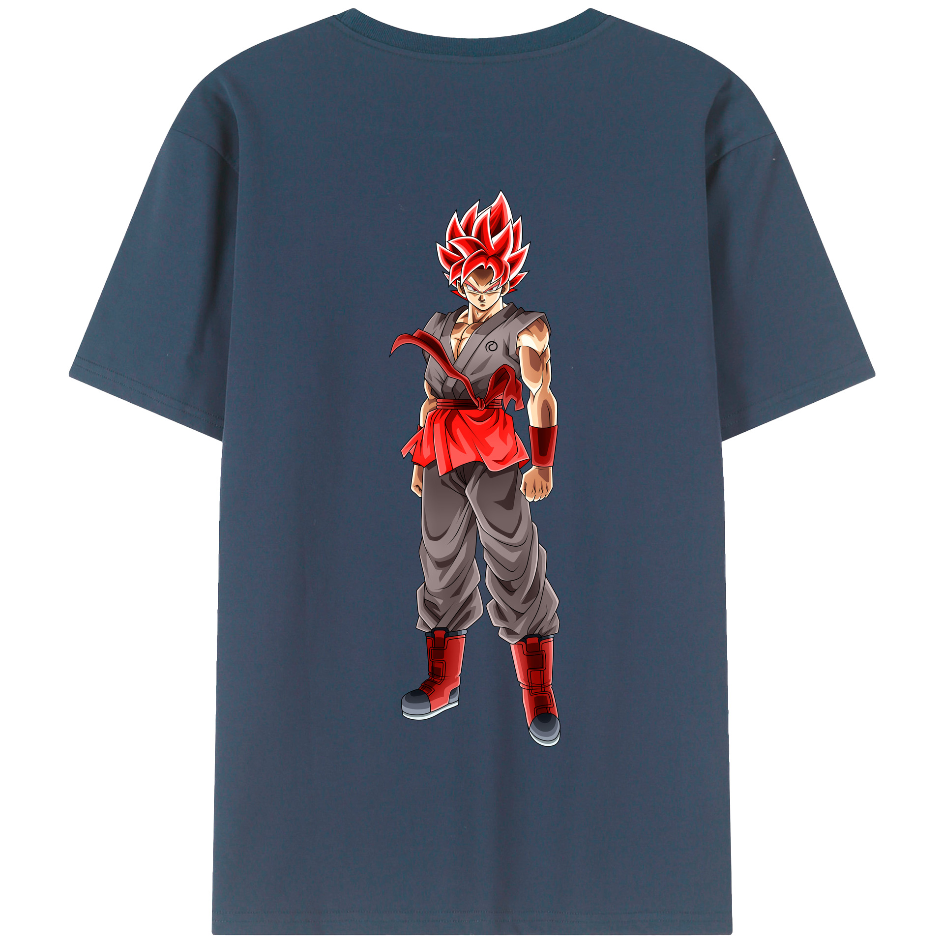 （画像用） ドラゴンボール 孫 悟飯（そんごはん）DRAGON BALL Son Gohan 綿100％半袖Tシャツ（背面プリント）