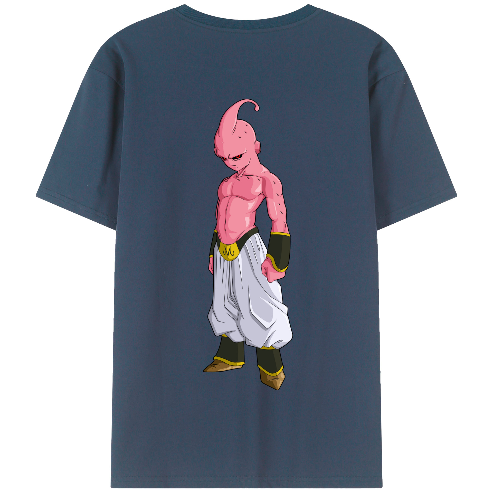 （画像用） ドラゴンボール 魔人ブウ DRAGON BALL Majin Buu 綿100％半袖Tシャツ（背面プリント）