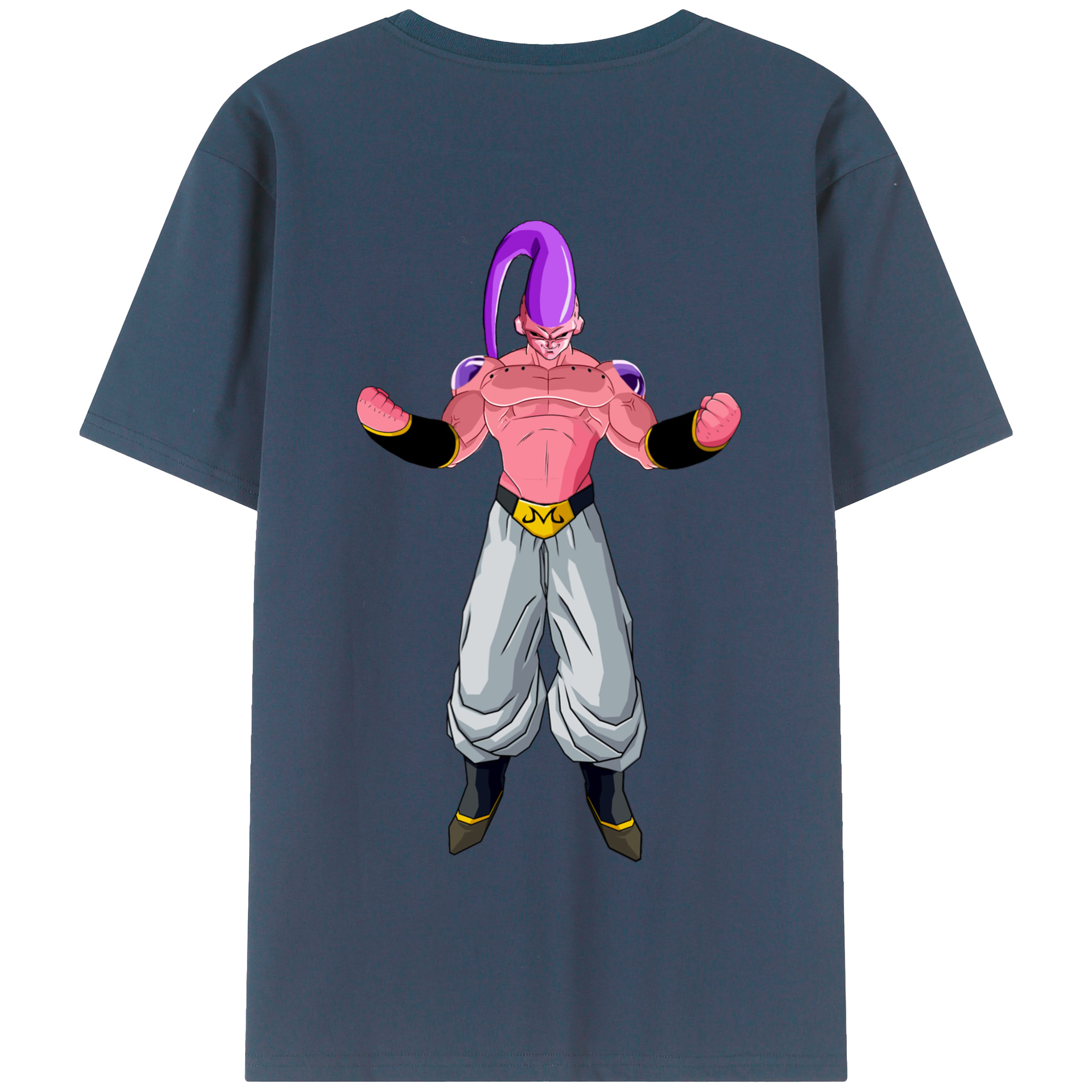 （画像用） ドラゴンボール 魔人ブウ DRAGON BALL Majin Buu 綿100％半袖Tシャツ（背面プリント）