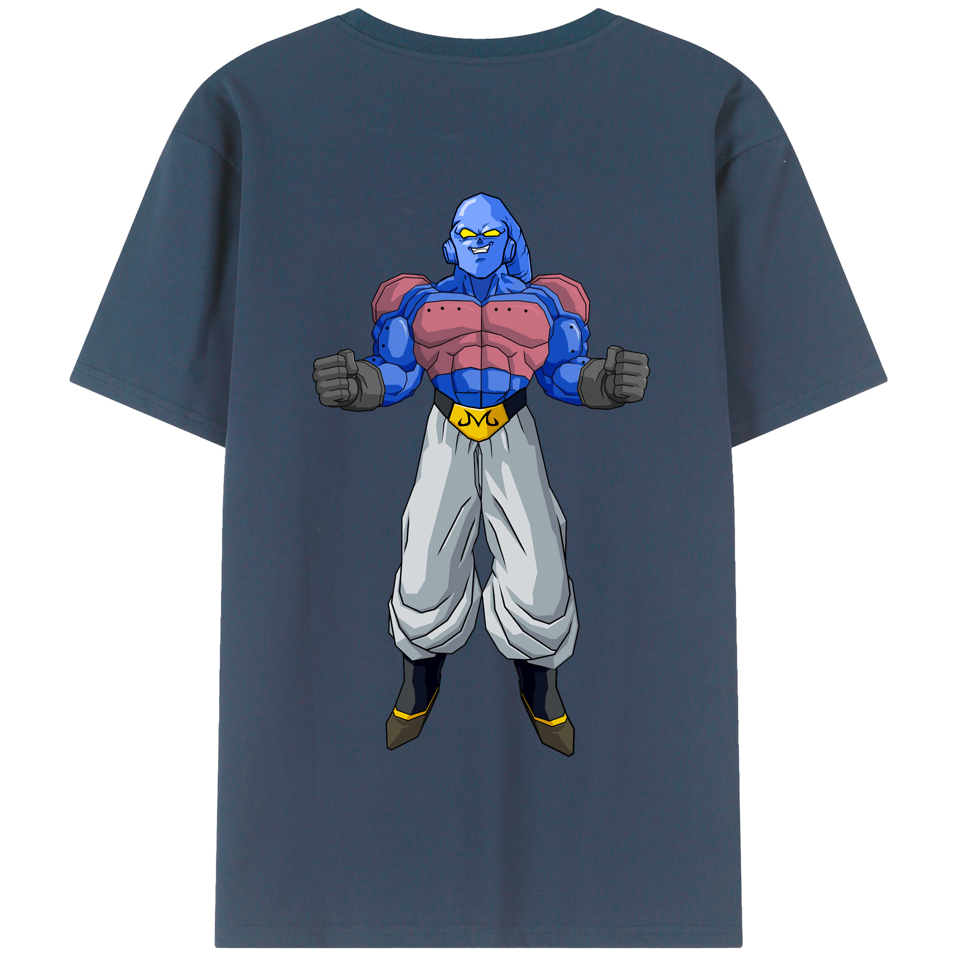 （画像用） ドラゴンボール 魔人ブウ DRAGON BALL Majin Buu 綿100％半袖Tシャツ（背面プリント）