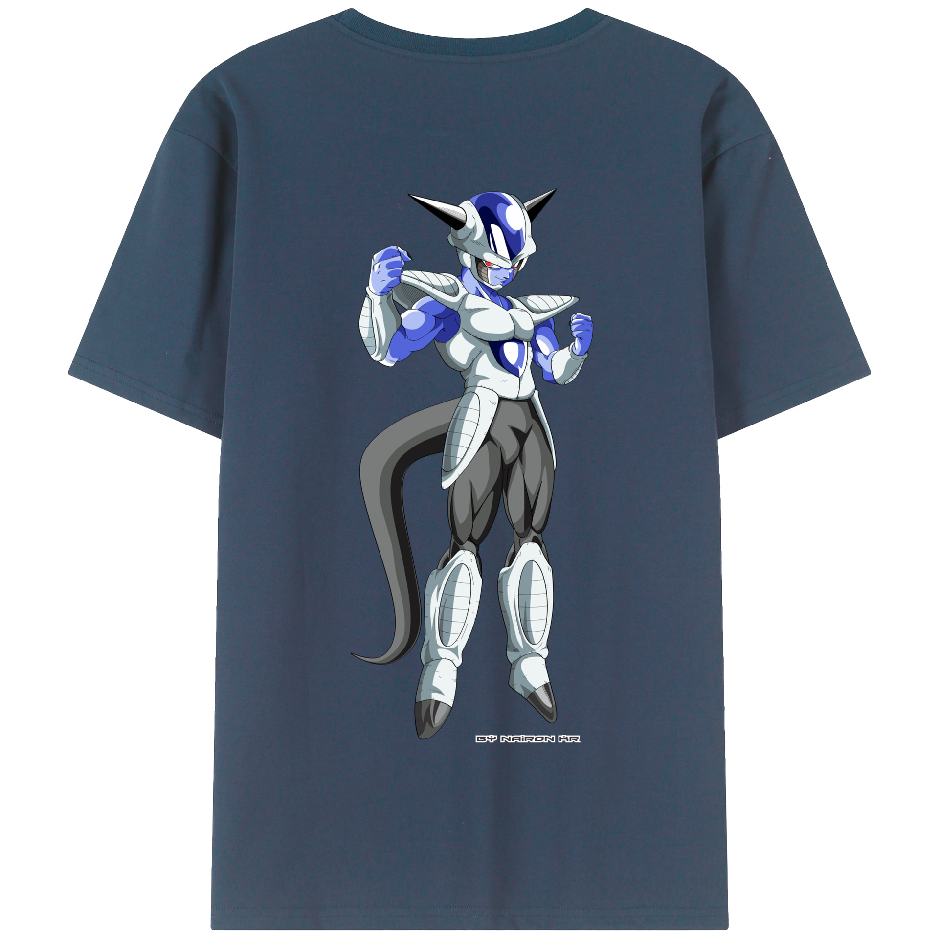 （画像用） ドラゴンボール フリーザ DRAGON BALL Frieza 綿100％半袖Tシャツ（背面プリント）