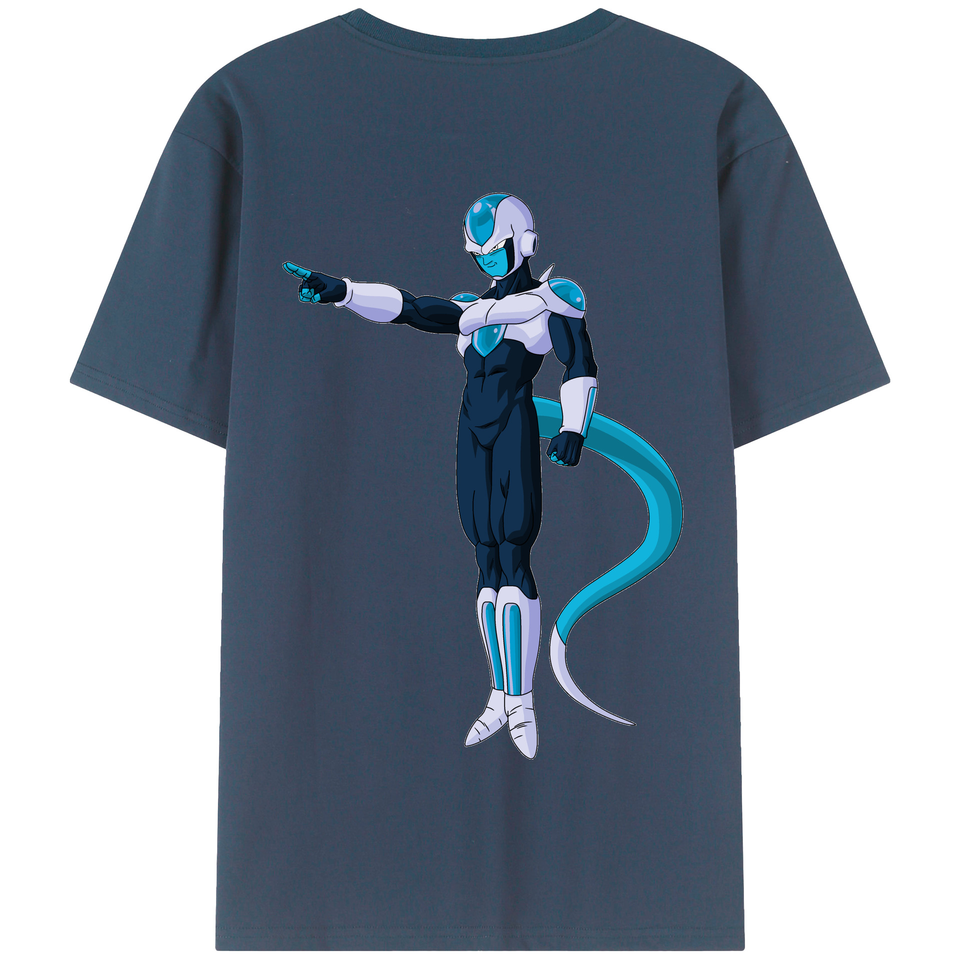 （画像用） ドラゴンボール フリーザ DRAGON BALL Frieza 綿100％半袖Tシャツ（背面プリント）