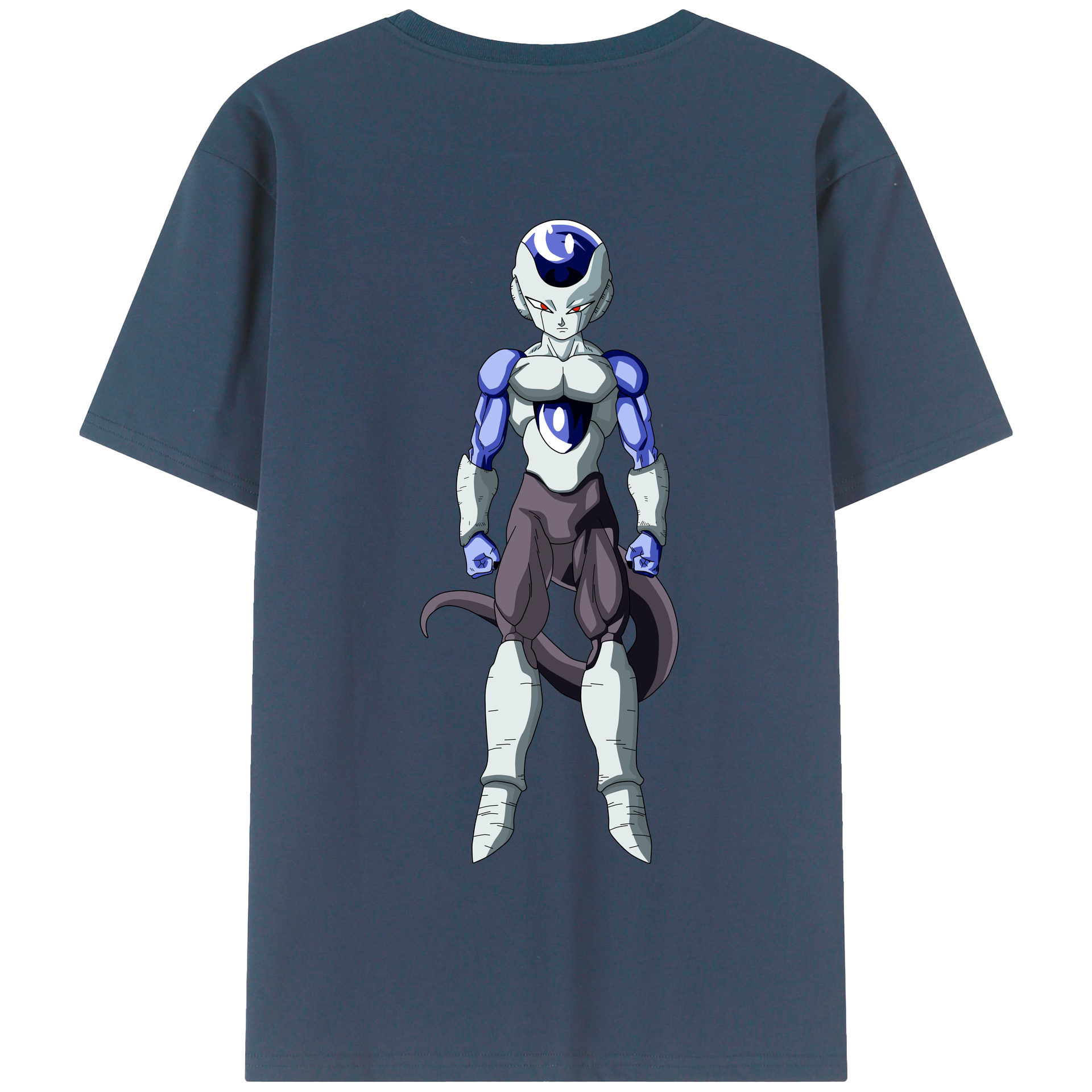 （画像用） ドラゴンボール フリーザ DRAGON BALL Frieza 綿100％半袖Tシャツ（背面プリント）