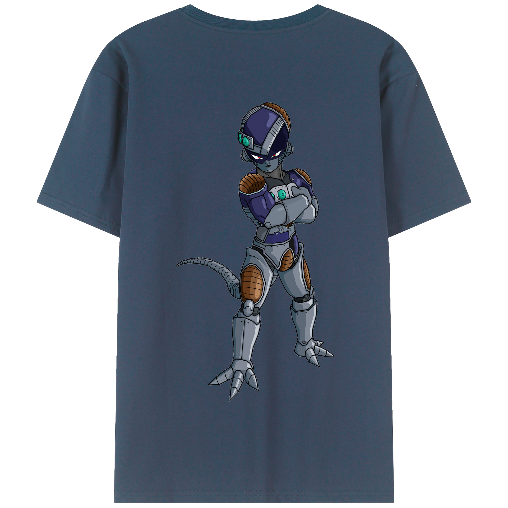 （画像用） ドラゴンボール フリーザ DRAGON BALL Frieza 綿100％半袖Tシャツ（背面プリント）