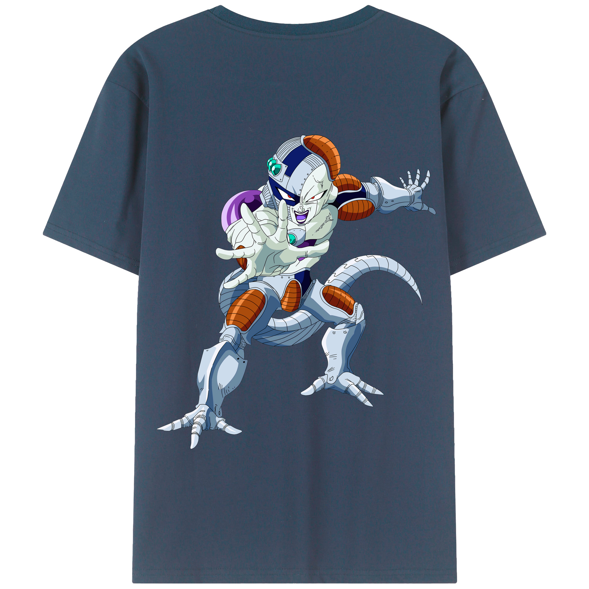 （画像用） ドラゴンボール フリーザ DRAGON BALL Frieza 綿100％半袖Tシャツ（背面プリント）