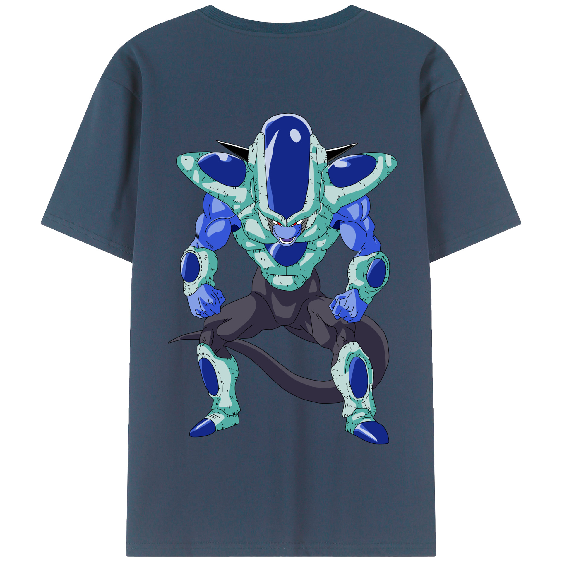 （画像用） ドラゴンボール フリーザ DRAGON BALL Frieza 綿100％半袖Tシャツ（背面プリント）