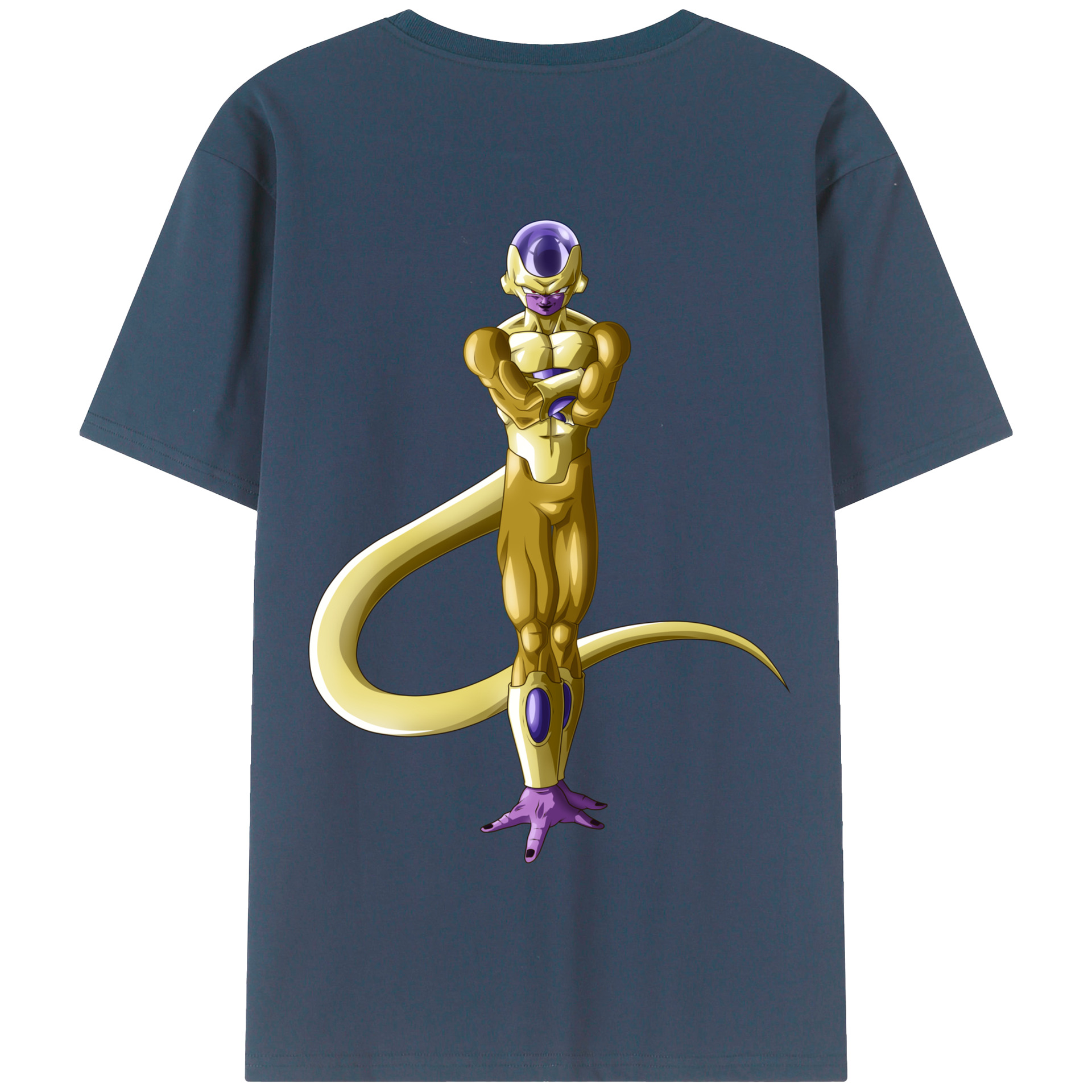 （画像用） ドラゴンボール フリーザ DRAGON BALL Frieza 綿100％半袖Tシャツ（背面プリント）