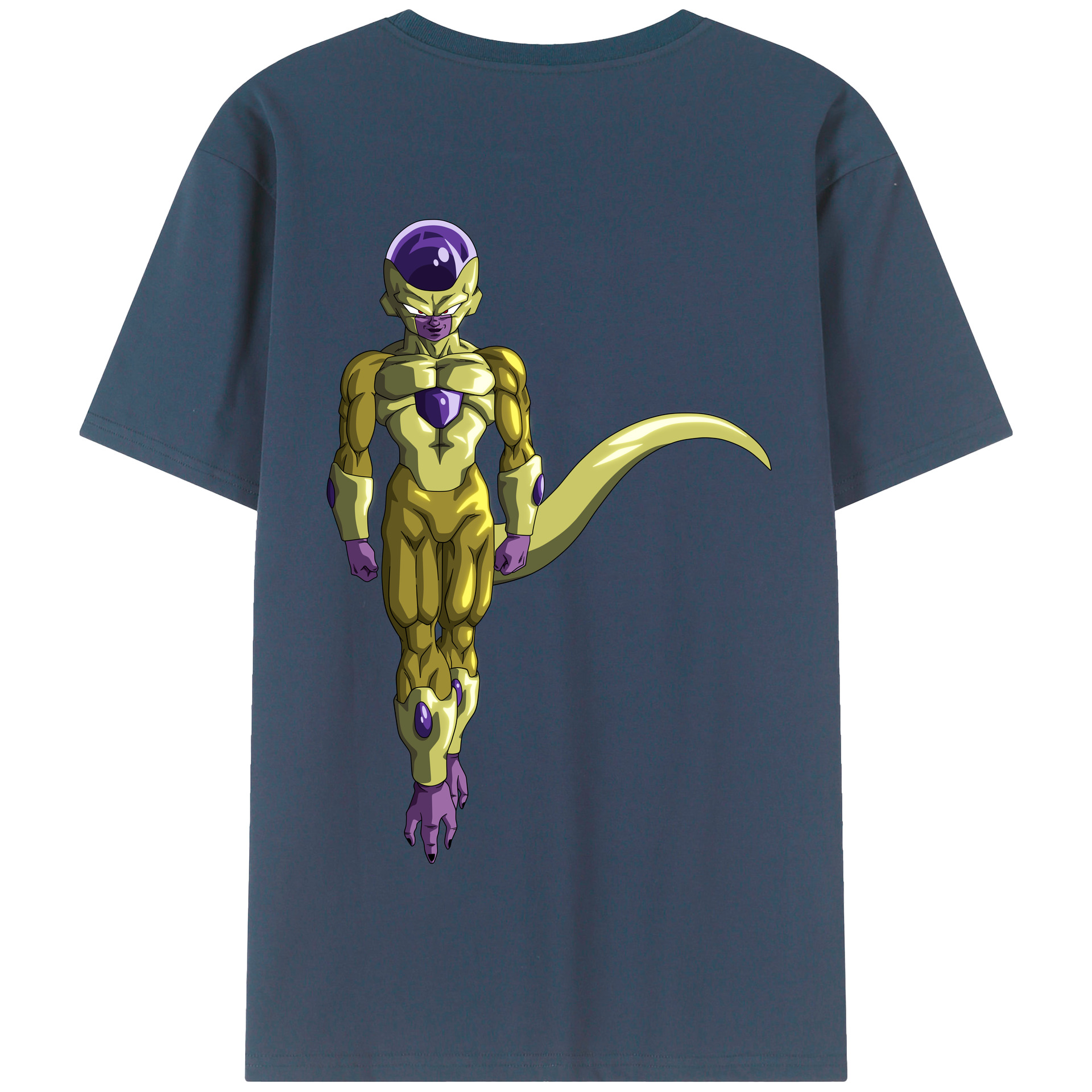 （画像用） ドラゴンボール フリーザ DRAGON BALL Frieza 綿100％半袖Tシャツ（背面プリント）