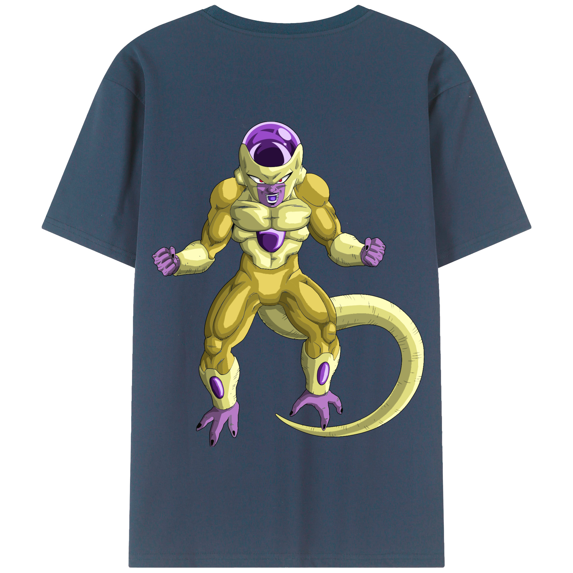 （画像用） ドラゴンボール フリーザ DRAGON BALL Frieza 綿100％半袖Tシャツ（背面プリント）