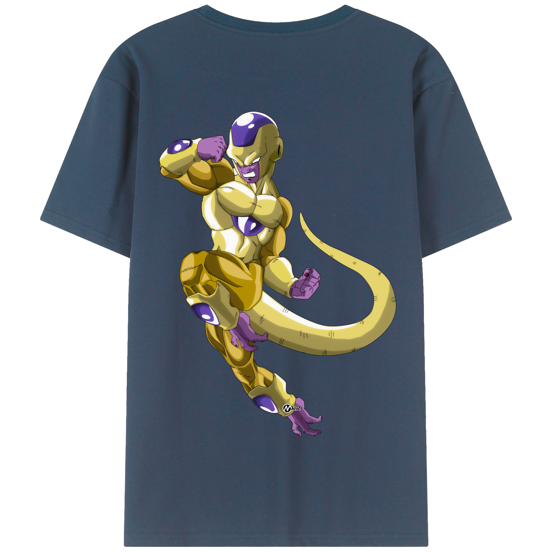 （画像用） ドラゴンボール フリーザ DRAGON BALL Frieza 綿100％半袖Tシャツ（背面プリント）