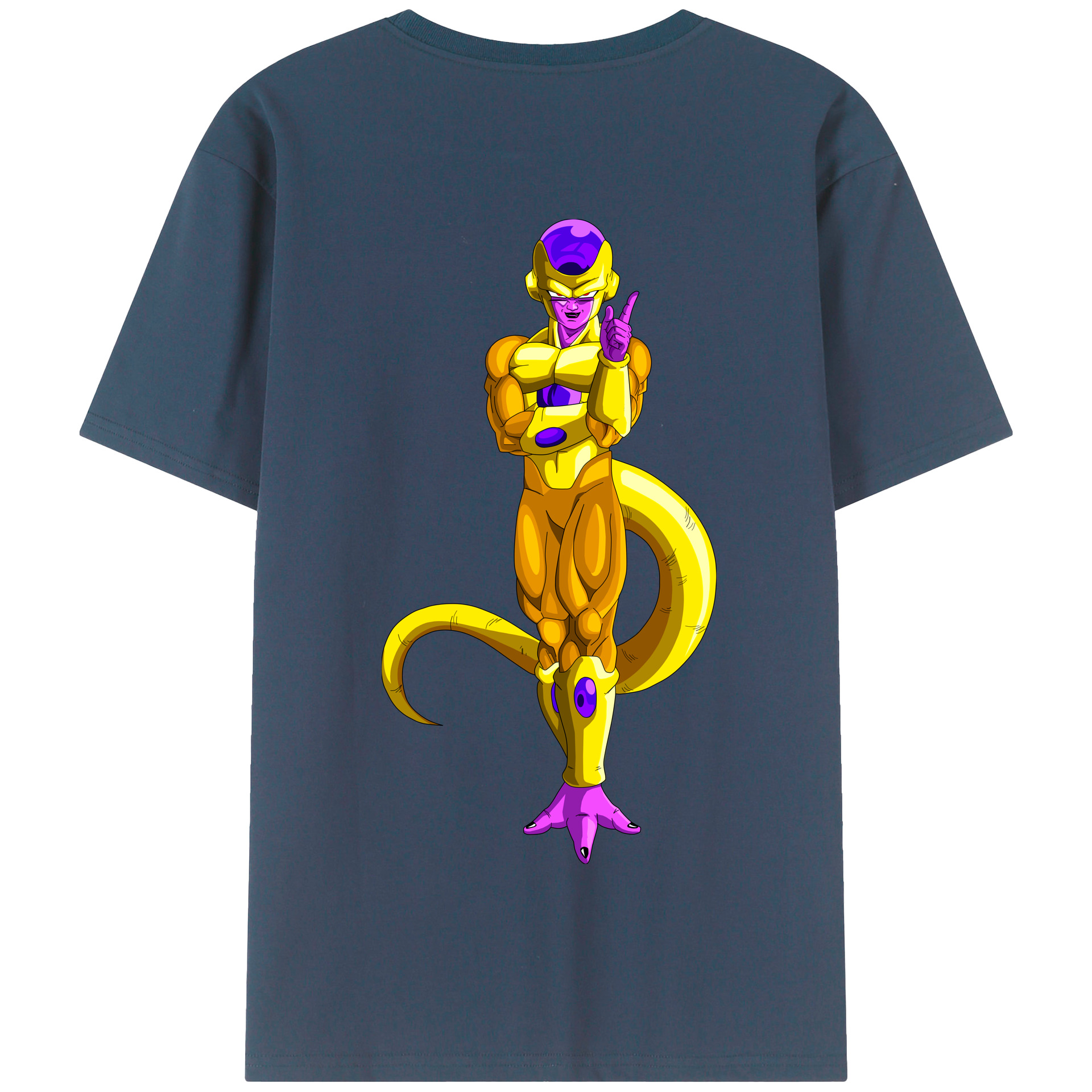 （画像用） ドラゴンボール フリーザ DRAGON BALL Frieza 綿100％半袖Tシャツ（背面プリント）