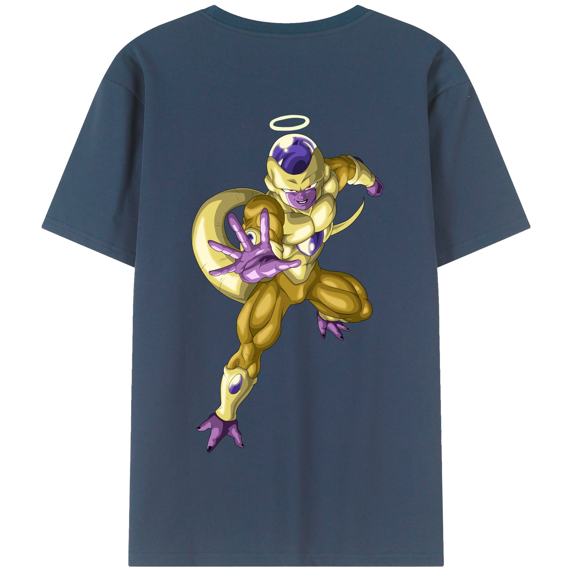 （画像用） ドラゴンボール フリーザ DRAGON BALL Frieza 綿100％半袖Tシャツ（背面プリント）