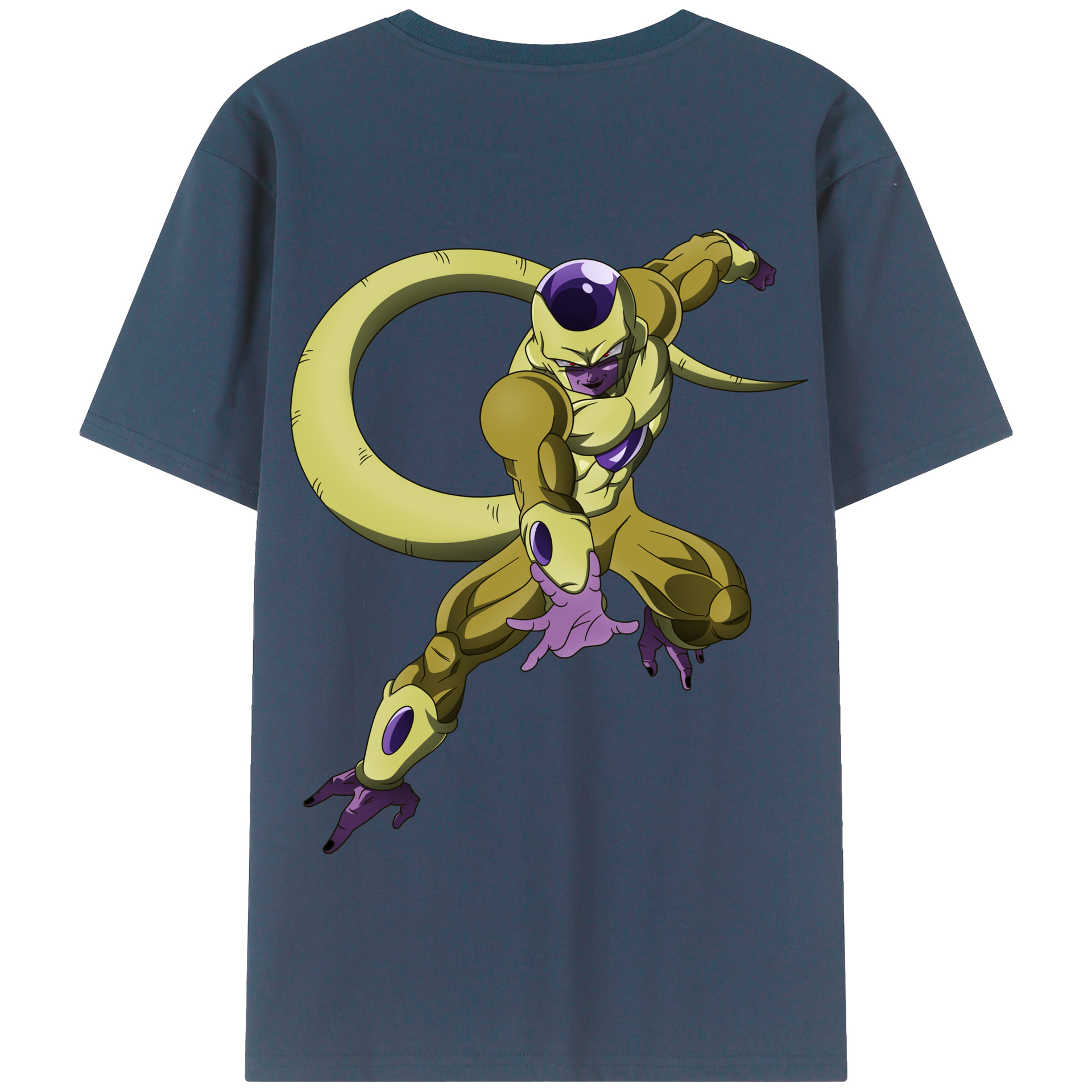 （画像用） ドラゴンボール フリーザ DRAGON BALL Frieza 綿100％半袖Tシャツ（背面プリント）