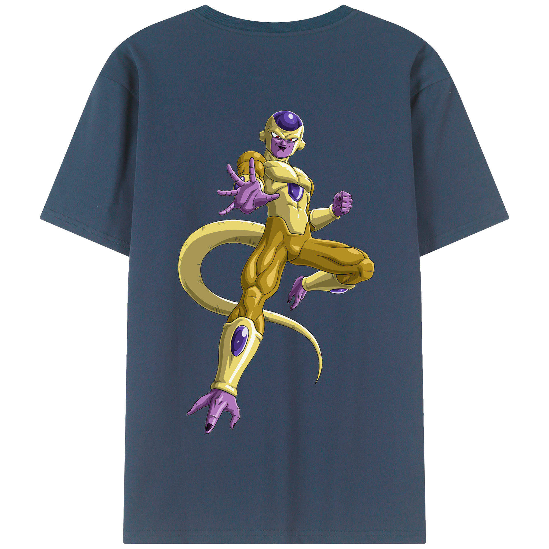 （画像用） ドラゴンボール フリーザ DRAGON BALL Frieza 綿100％半袖Tシャツ（背面プリント）