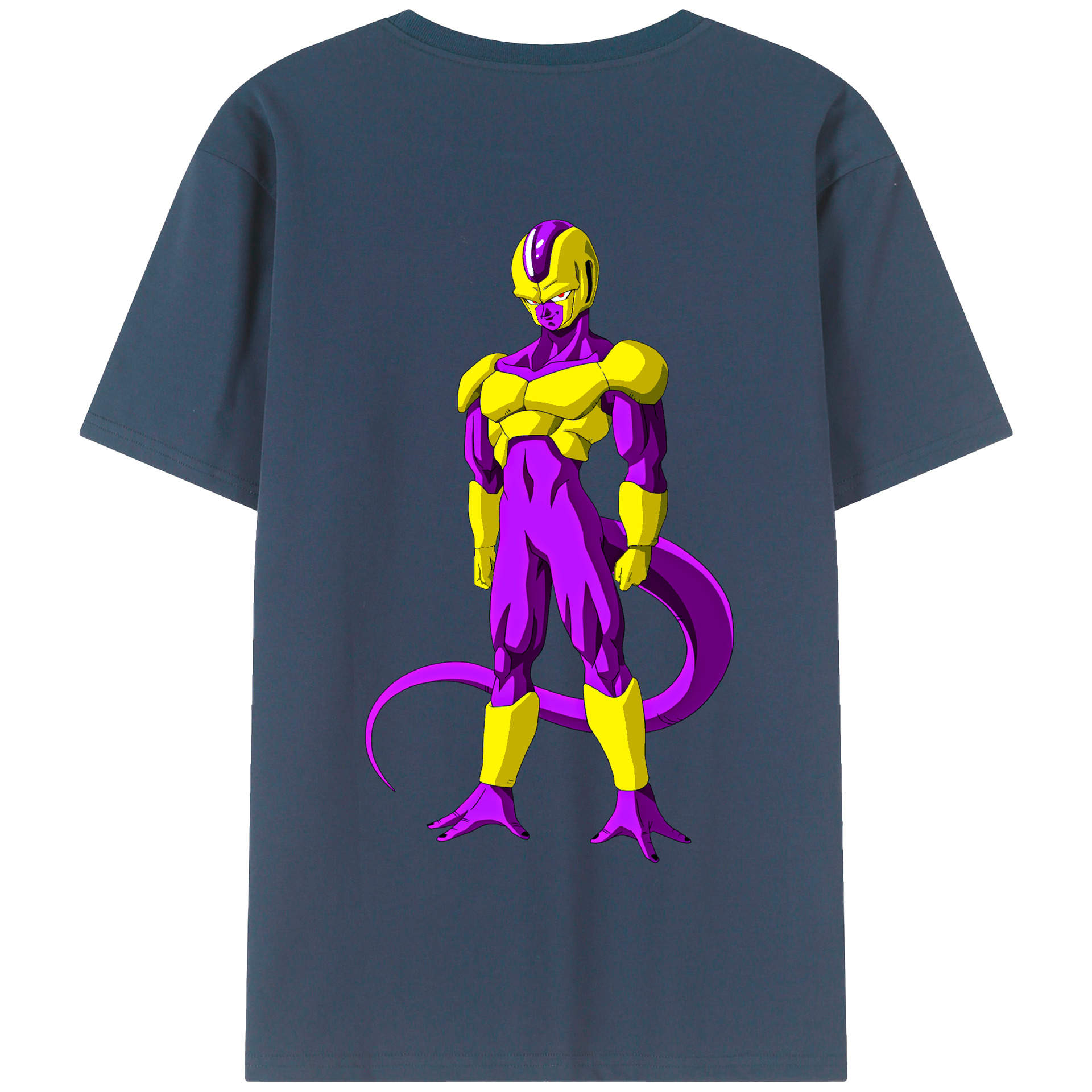 （画像用） ドラゴンボール フリーザ DRAGON BALL Frieza 綿100％半袖Tシャツ（背面プリント）